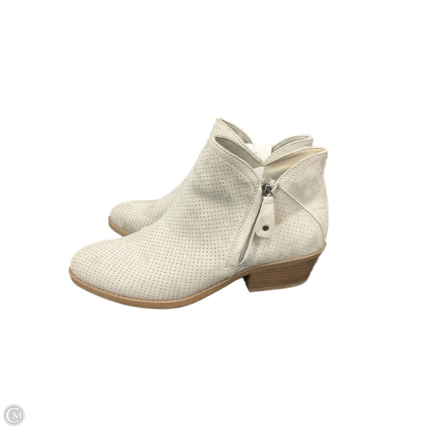 Boots Ankle Heels By Falls Creek In Grey, Size: 10