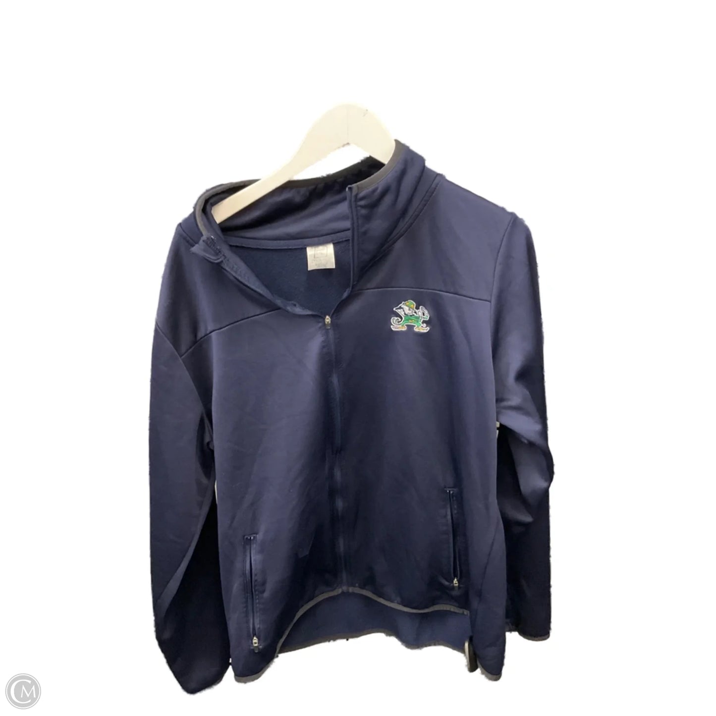 Athletic Jacket By Clothes Mentor In Blue, Size: Xl
