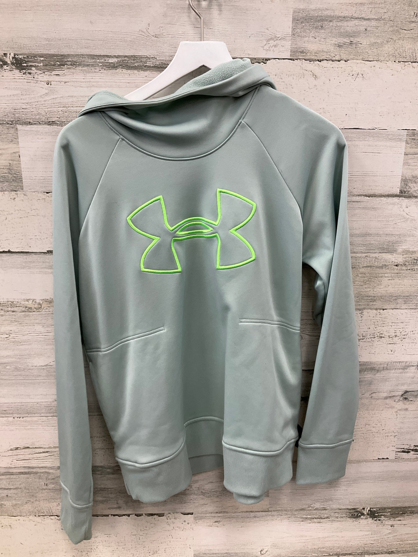 Sweatshirt Crewneck By Under Armour In Green, Size: L