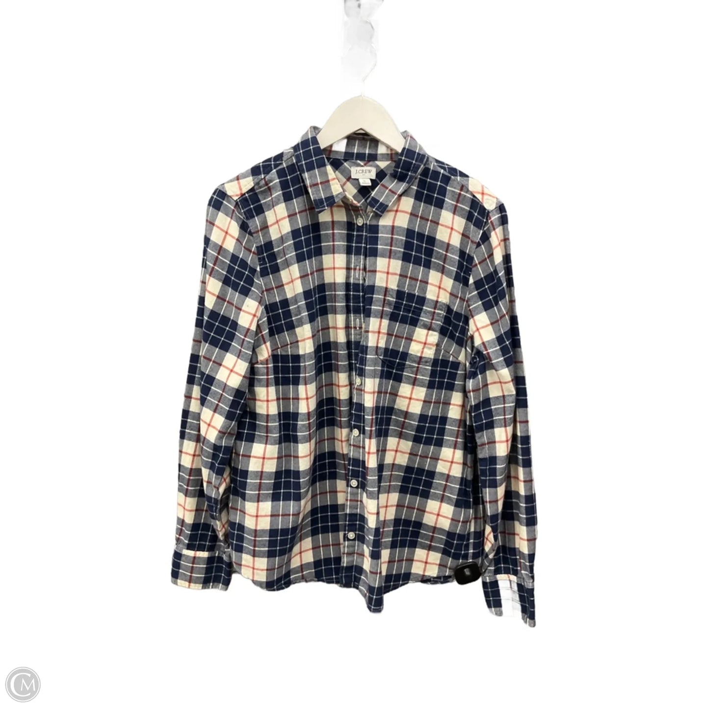 Top Long Sleeve By J. Crew In Blue, Size: L