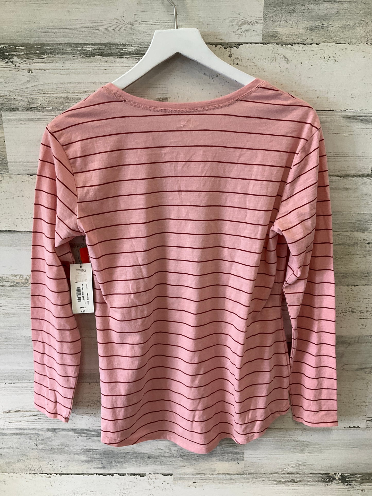 Top Long Sleeve By Ana In Pink, Size: S