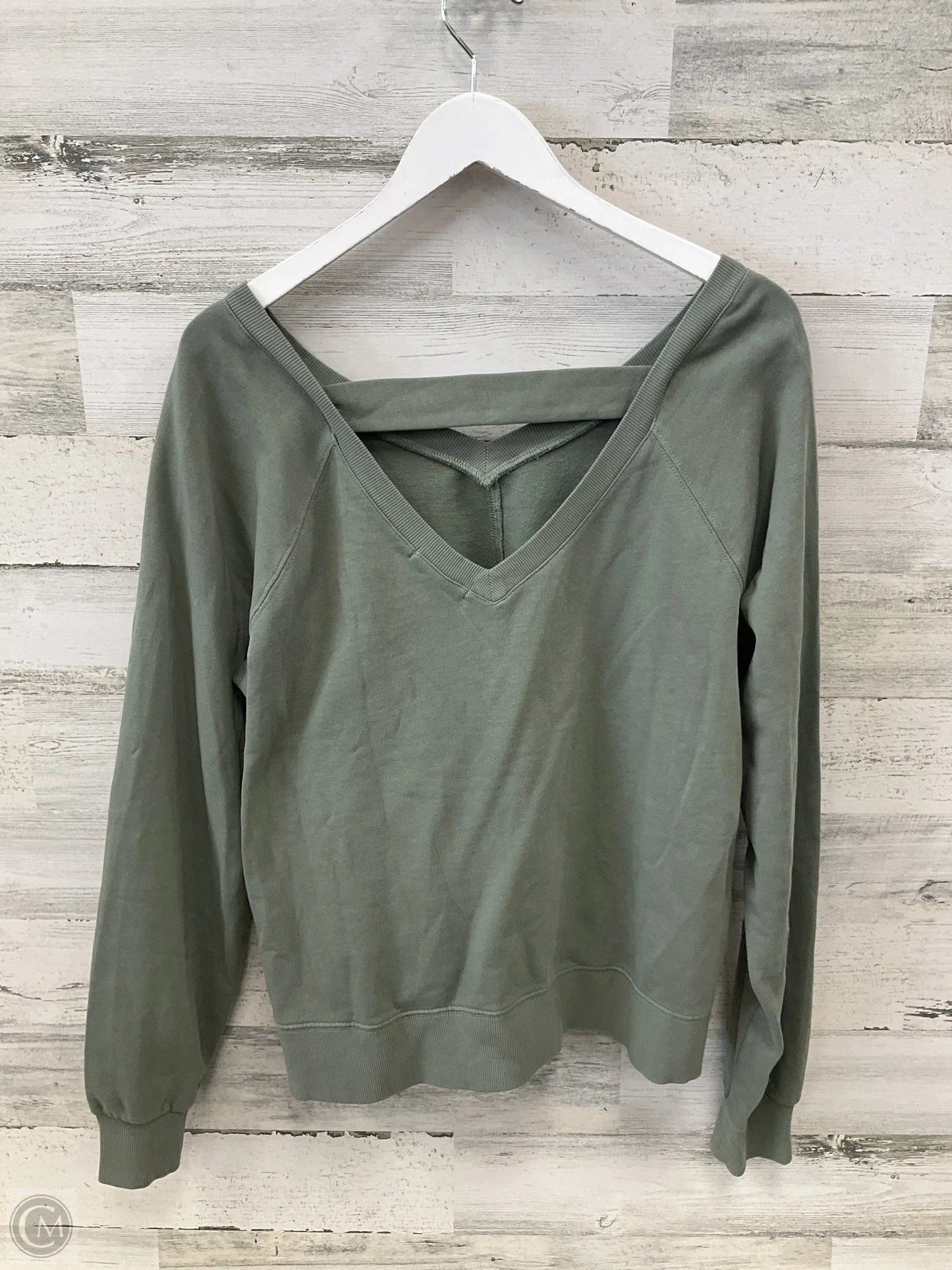 Sweatshirt Crewneck By Z Supply In Green, Size: M