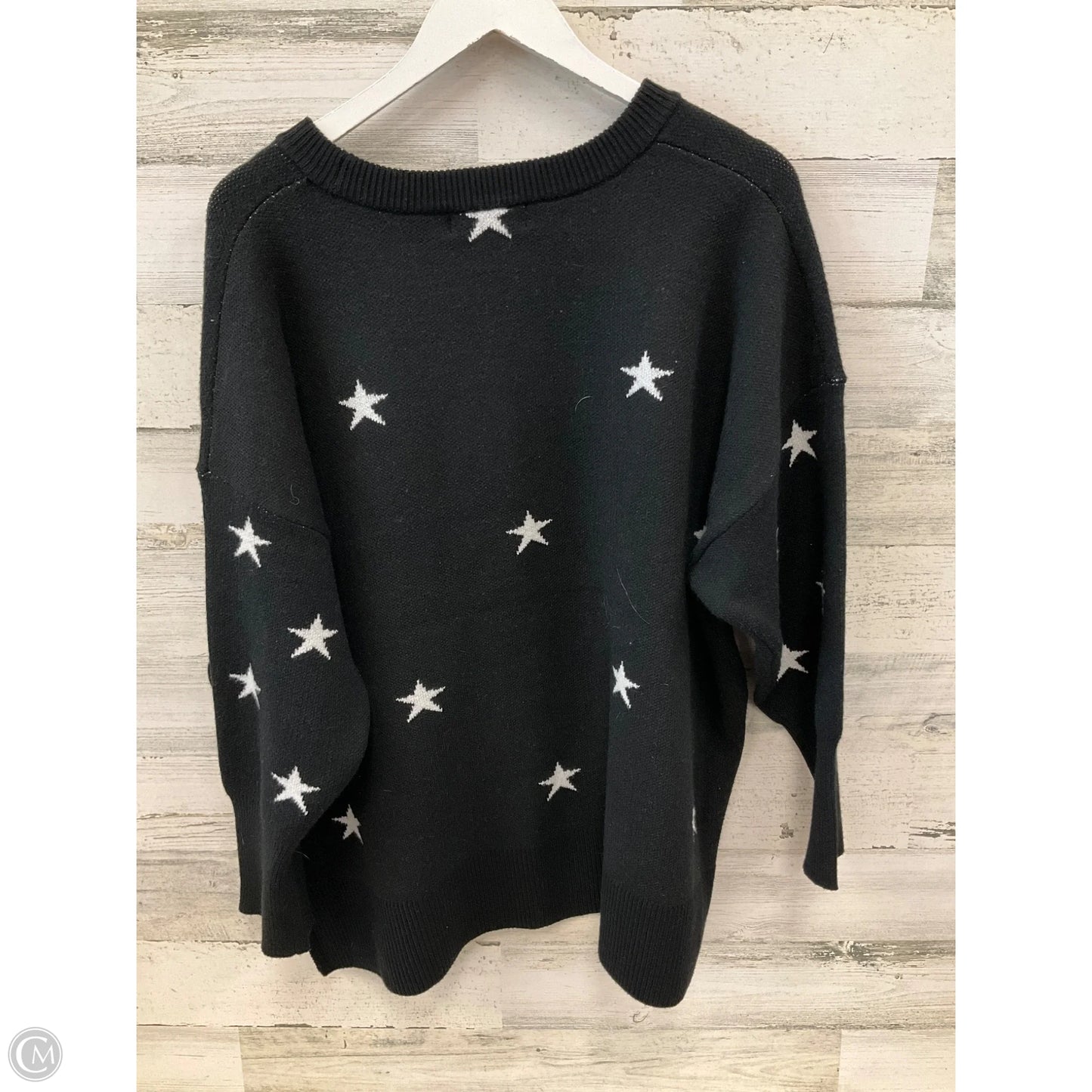 Sweater By Philosophy In Black, Size: 2x
