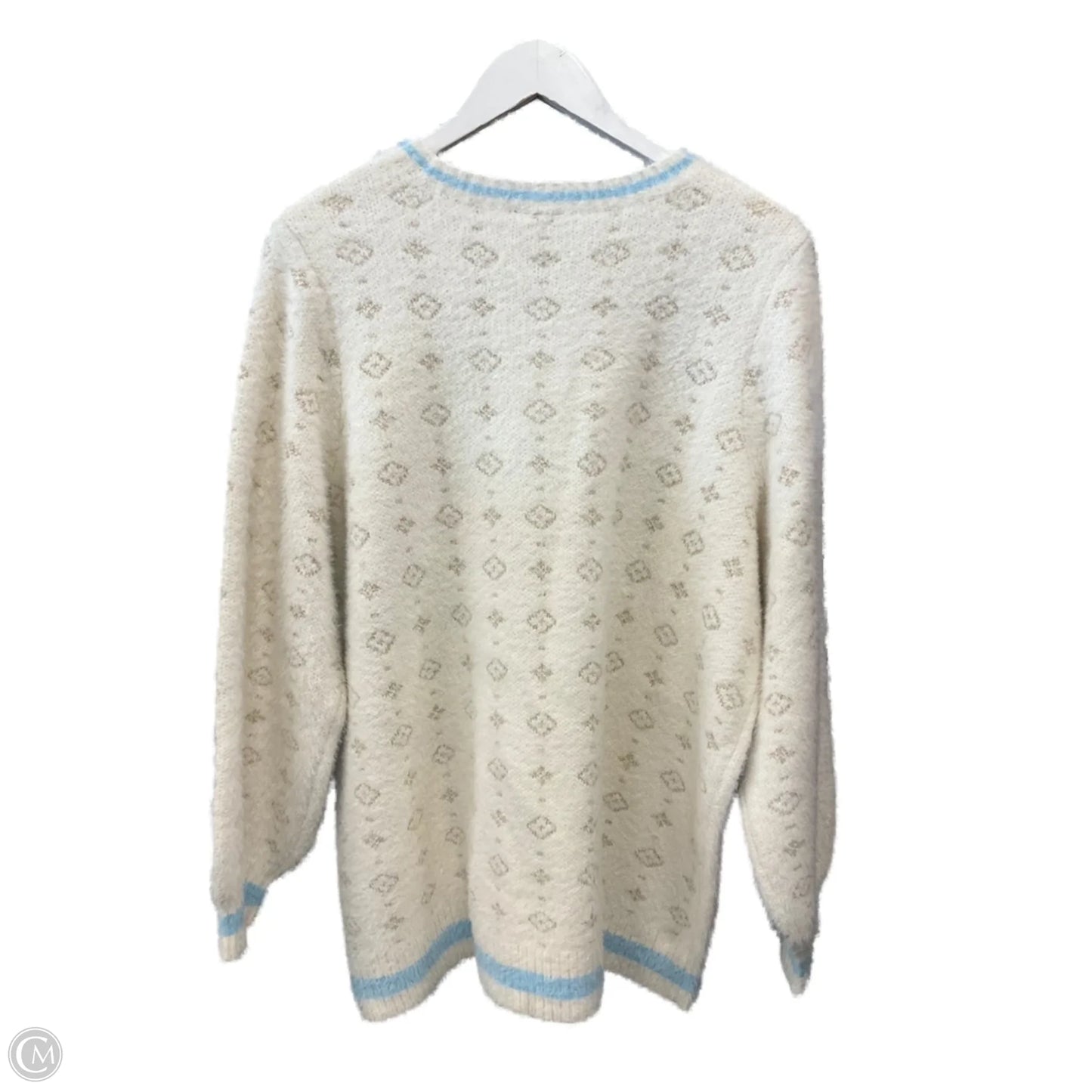 Sweater By Torrid In White, Size: 2x