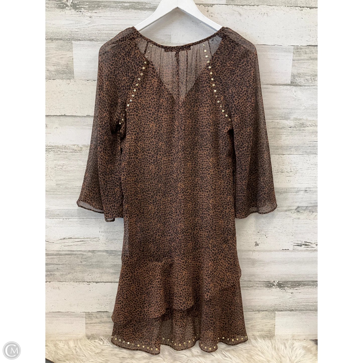 Dress Casual Short By White House Black Market In Animal Print, Size: Xs