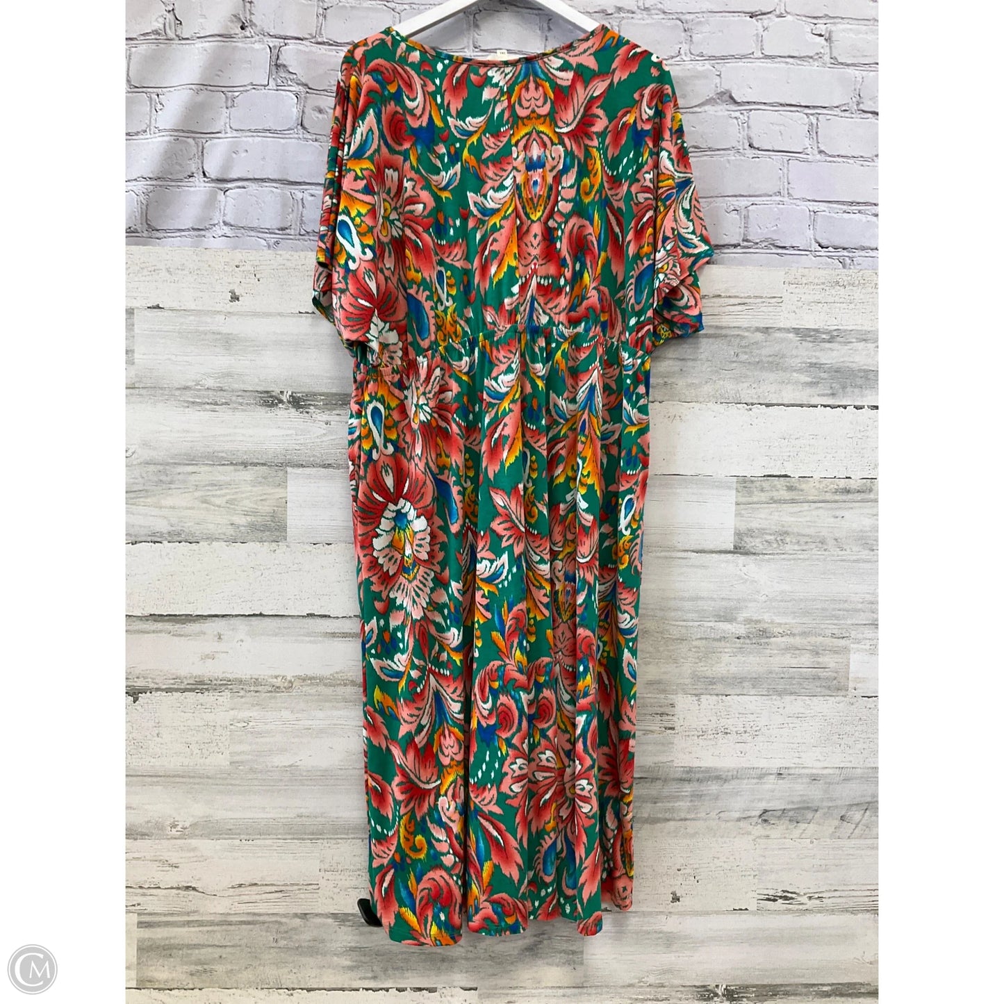 Dress Casual Midi By Clothes Mentor In Multi-colored, Size: 2x