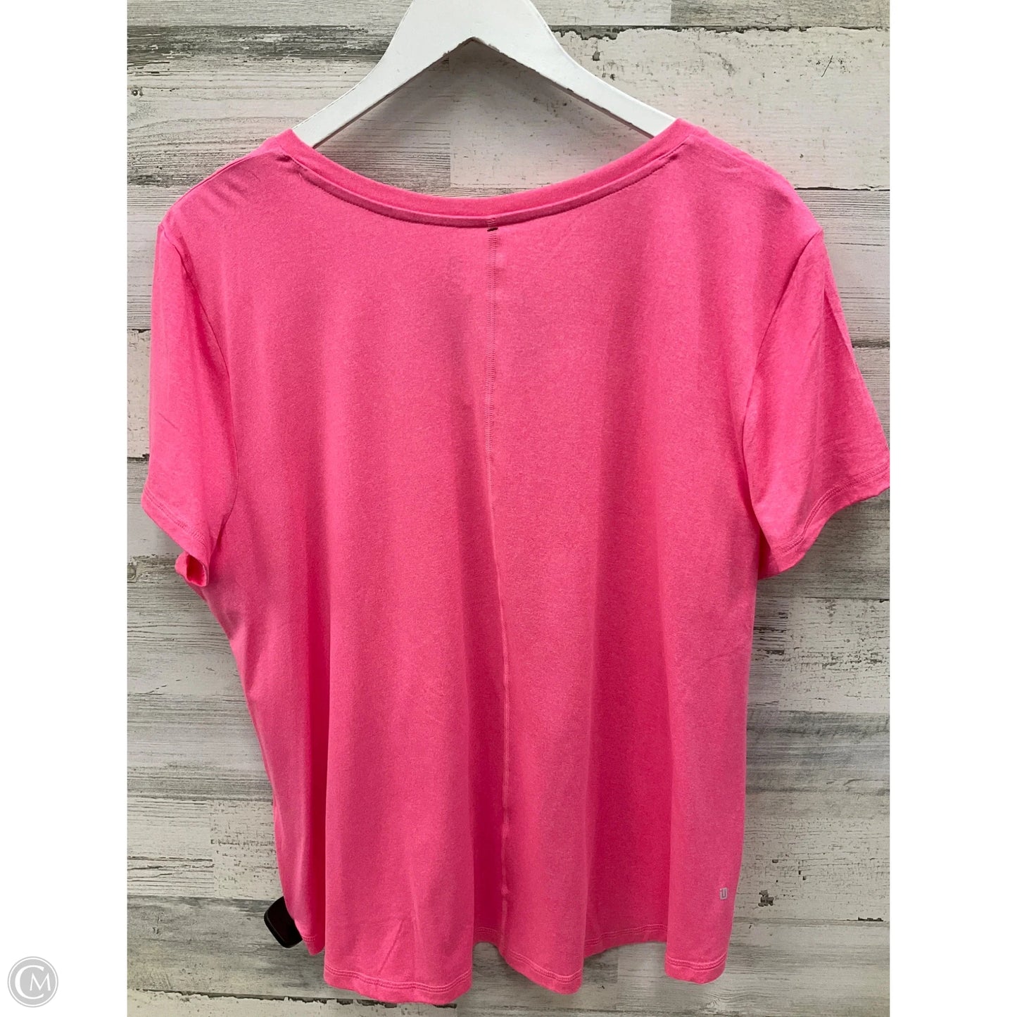 Top Short Sleeve By Ideology In Pink, Size: 2x