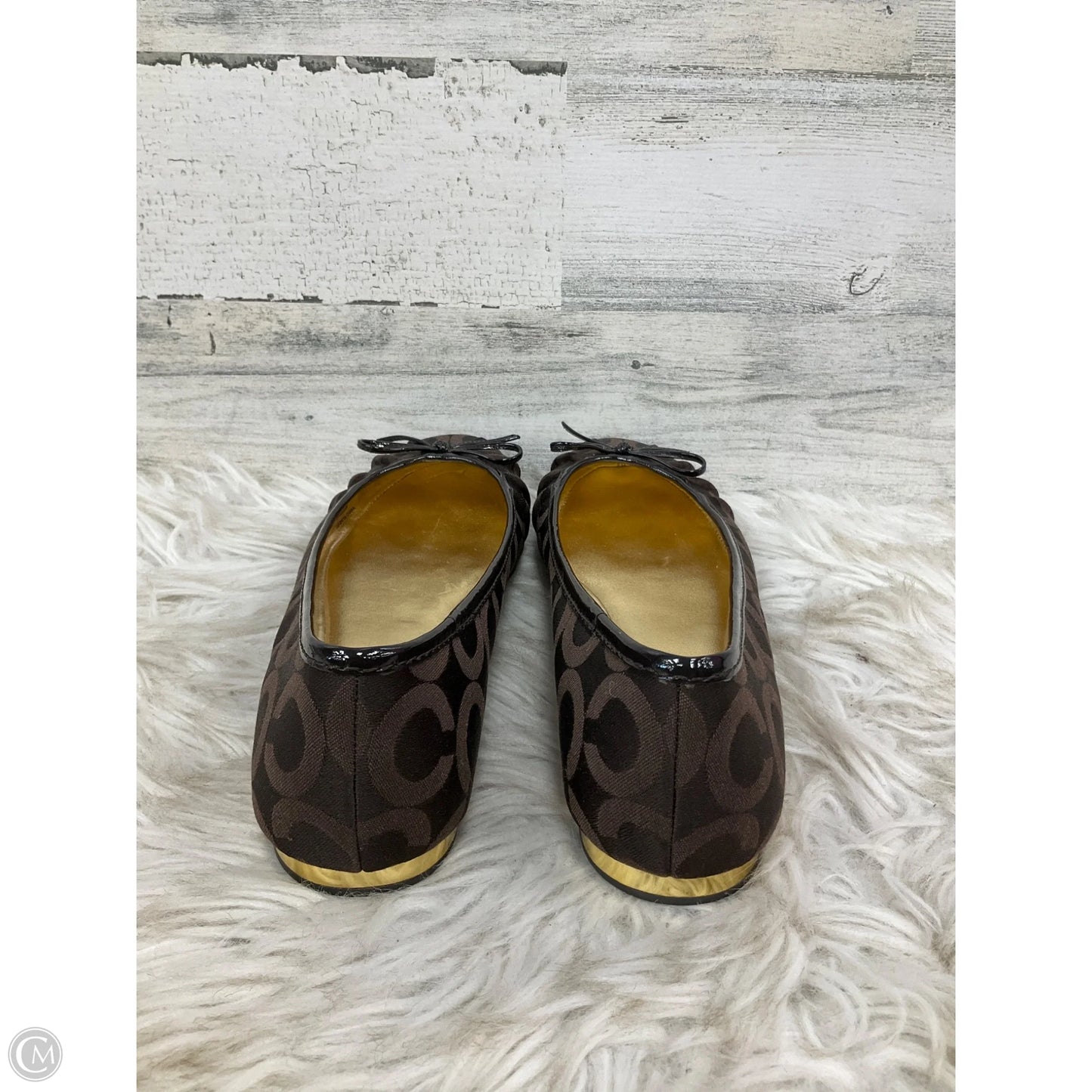 Shoes Designer By Coach In Brown, Size: 8