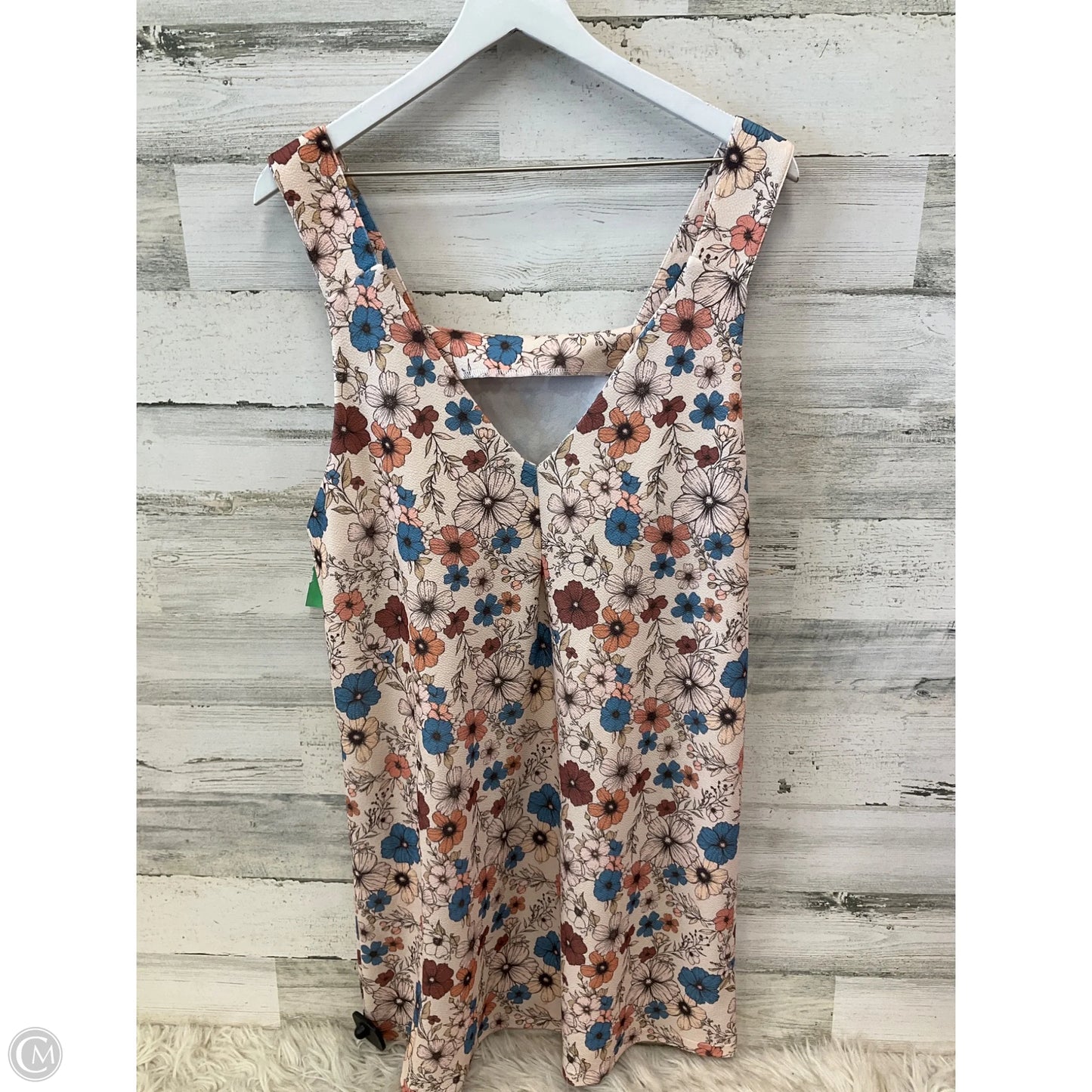 Dress Casual Short By Clothes Mentor In Cream, Size: Xl