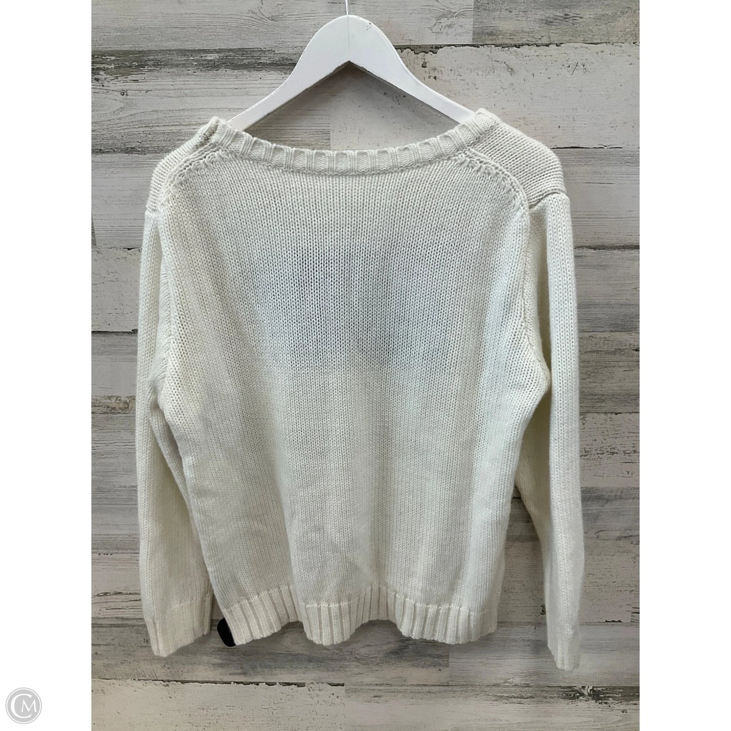 Sweater By Shein In White, Size: M