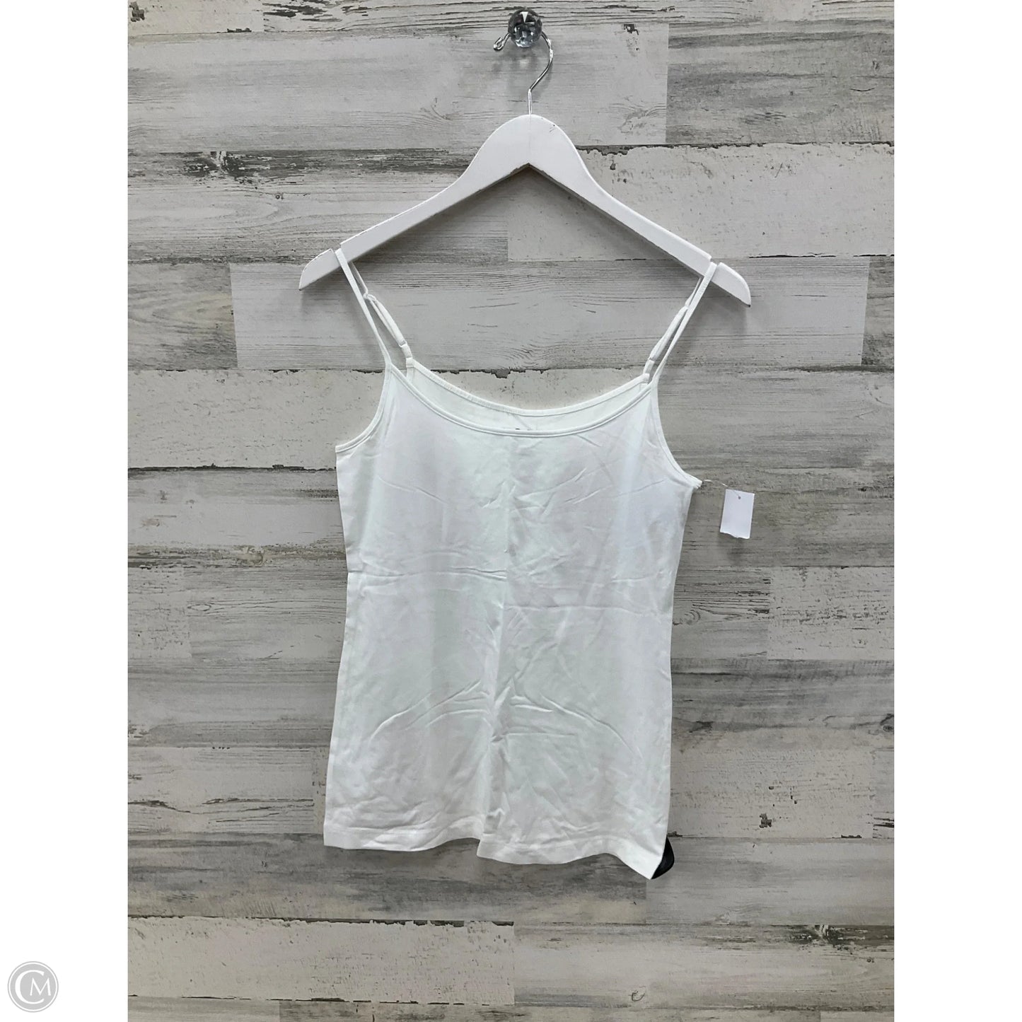 Top Sleeveless By Loft In White, Size: M