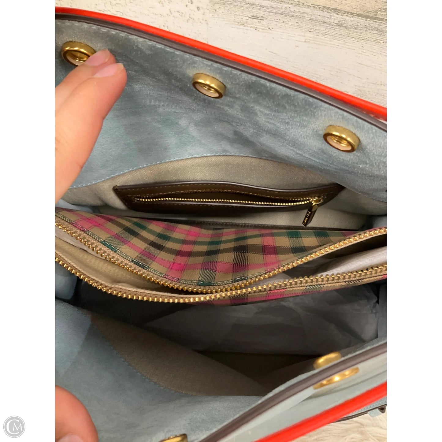 Handbag Designer By Tory Burch, Size: Large
