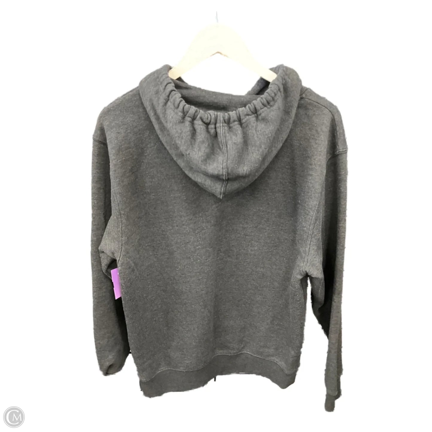 Sweatshirt Hoodie By Clothes Mentor In Grey, Size: S