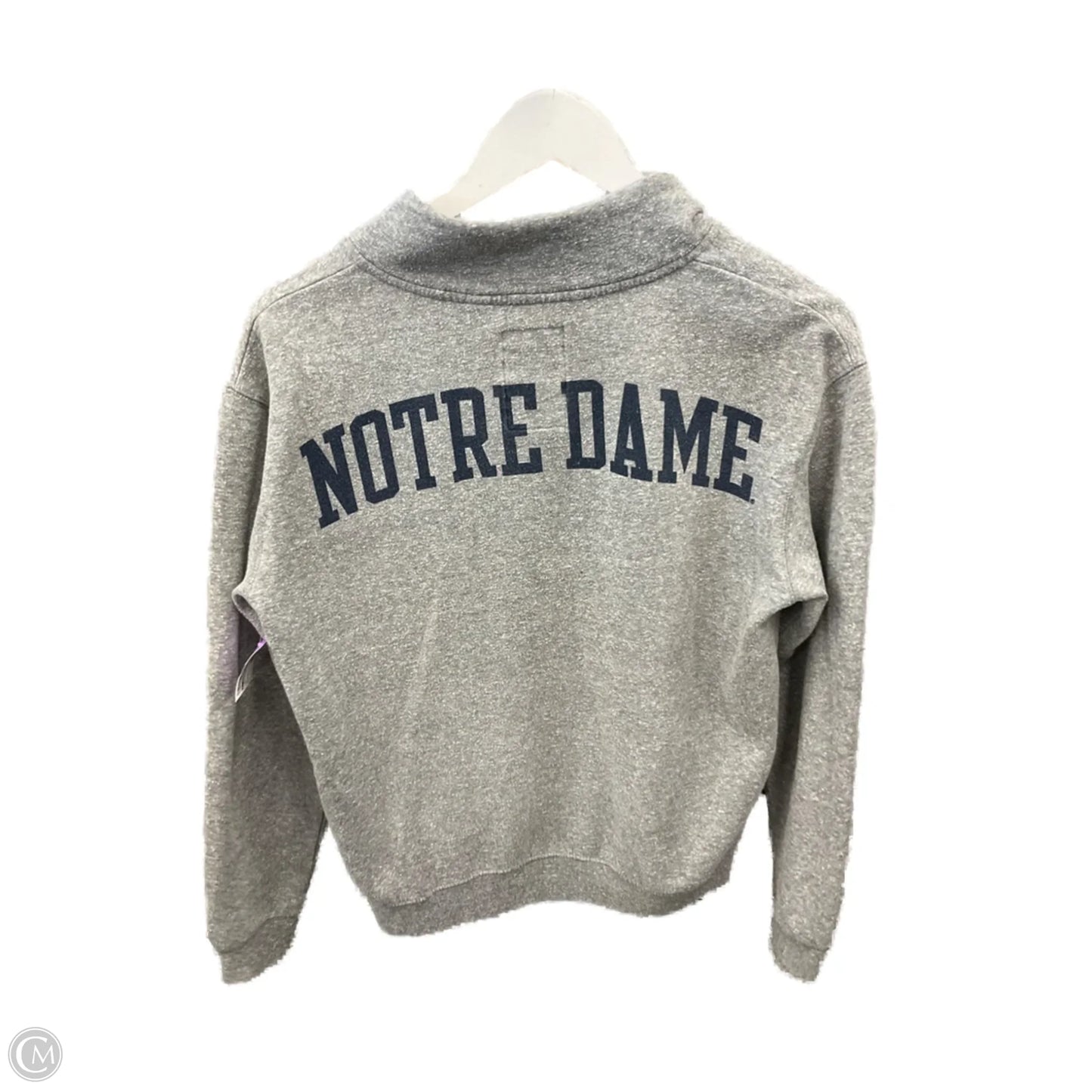 Sweatshirt Collar By Clothes Mentor In Grey, Size: M