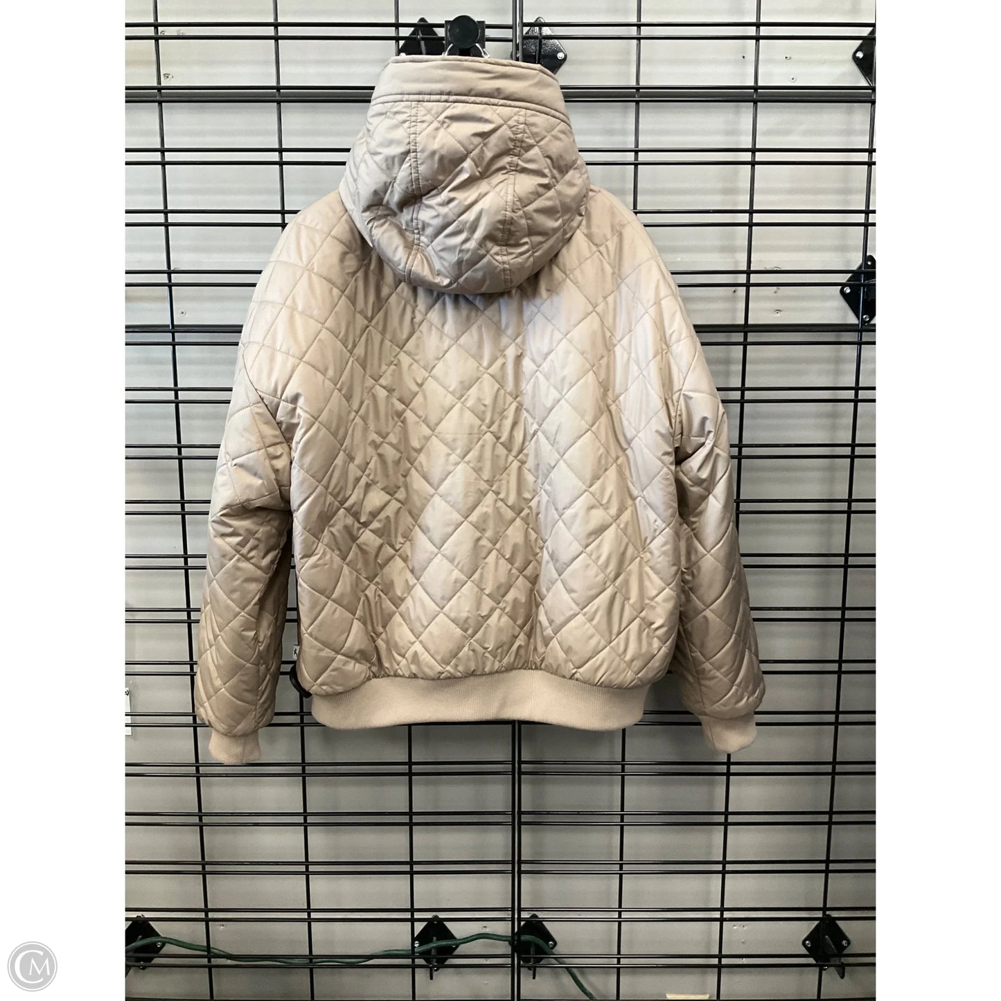 Jacket Puffer & Quilted By Hollister In Beige, Size: Xl
