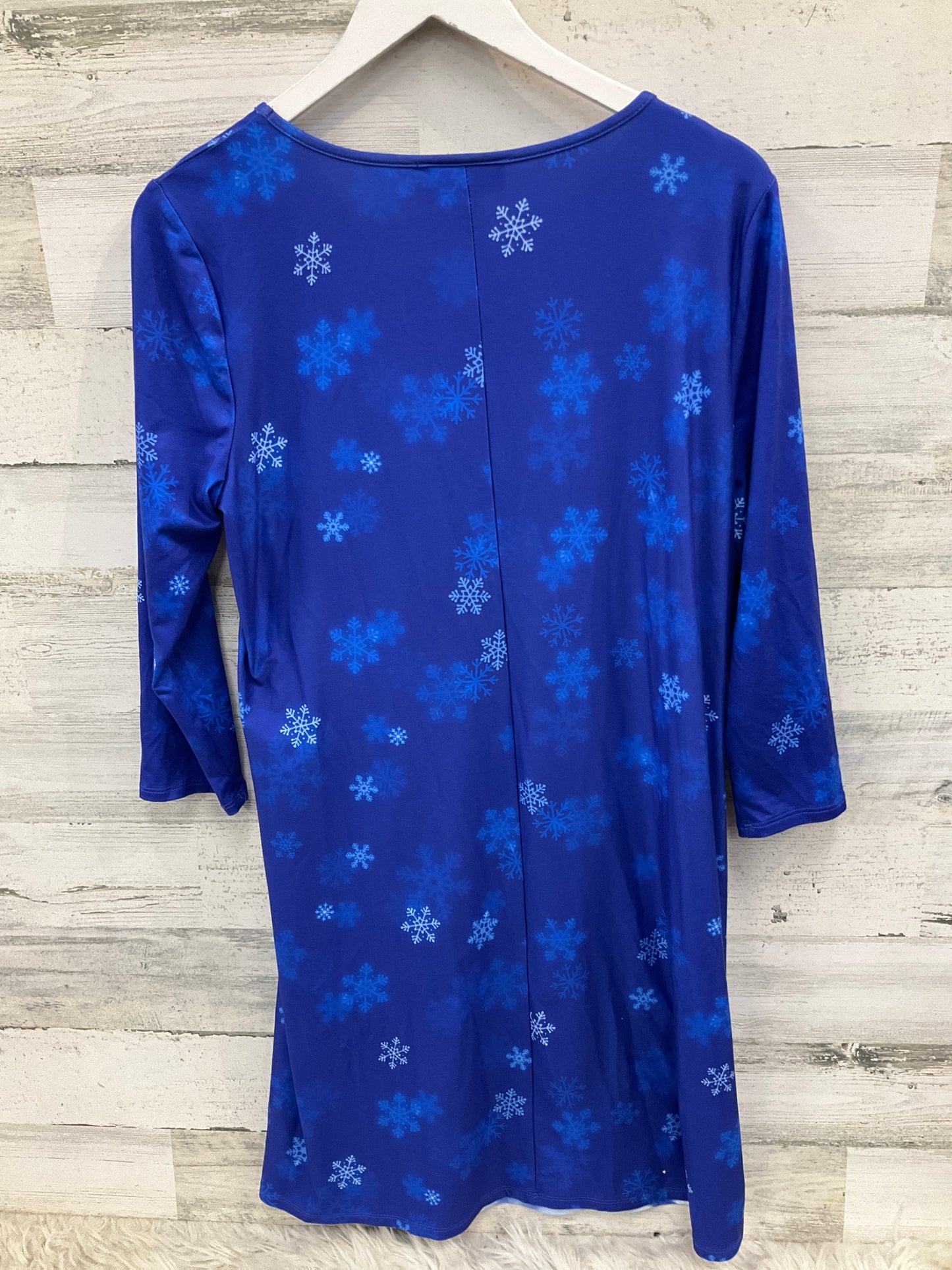 Dress Casual Midi By Clothes Mentor In Blue, Size: M
