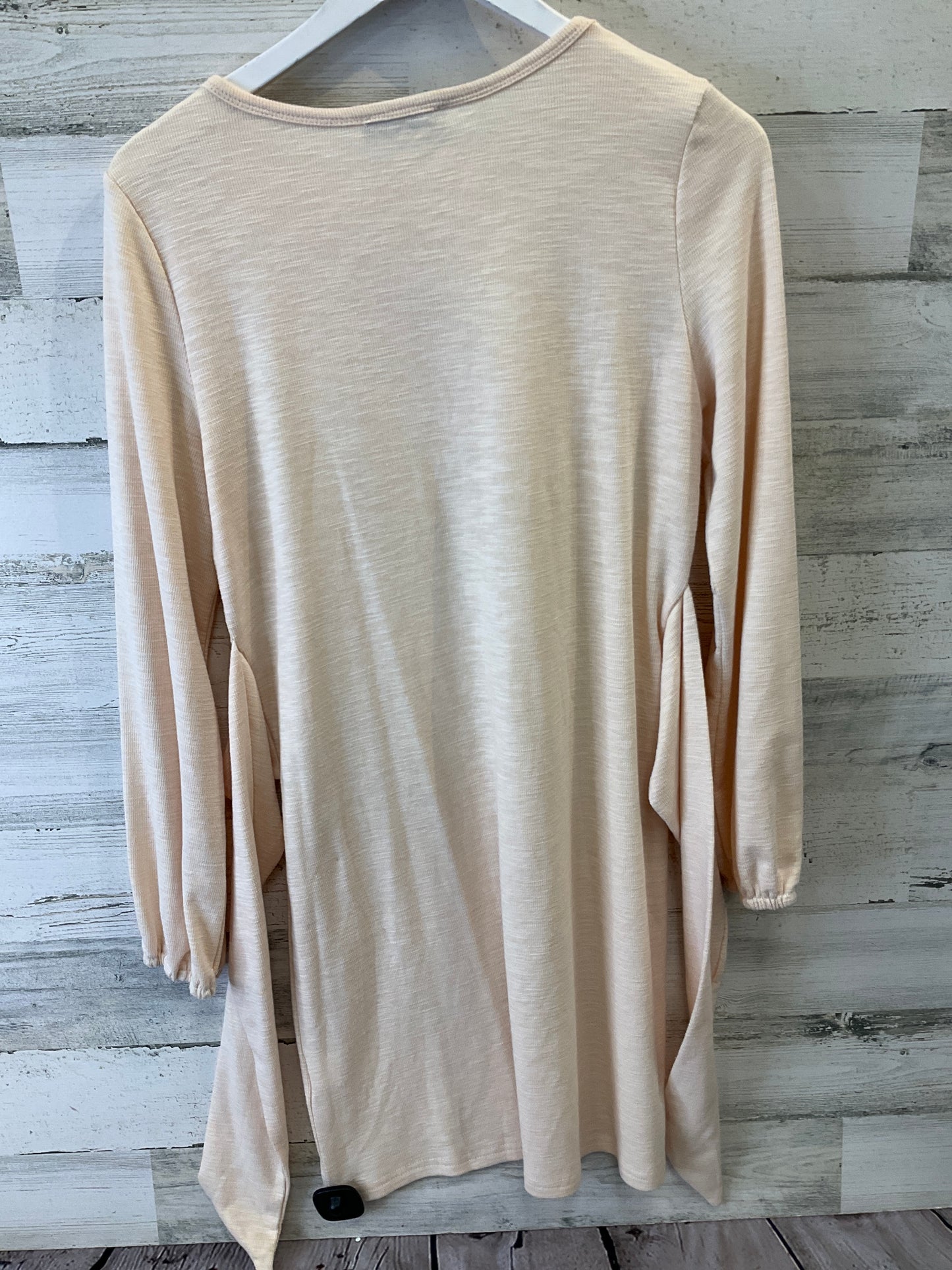 Dress Casual Midi By Clothes Mentor In Beige, Size: S