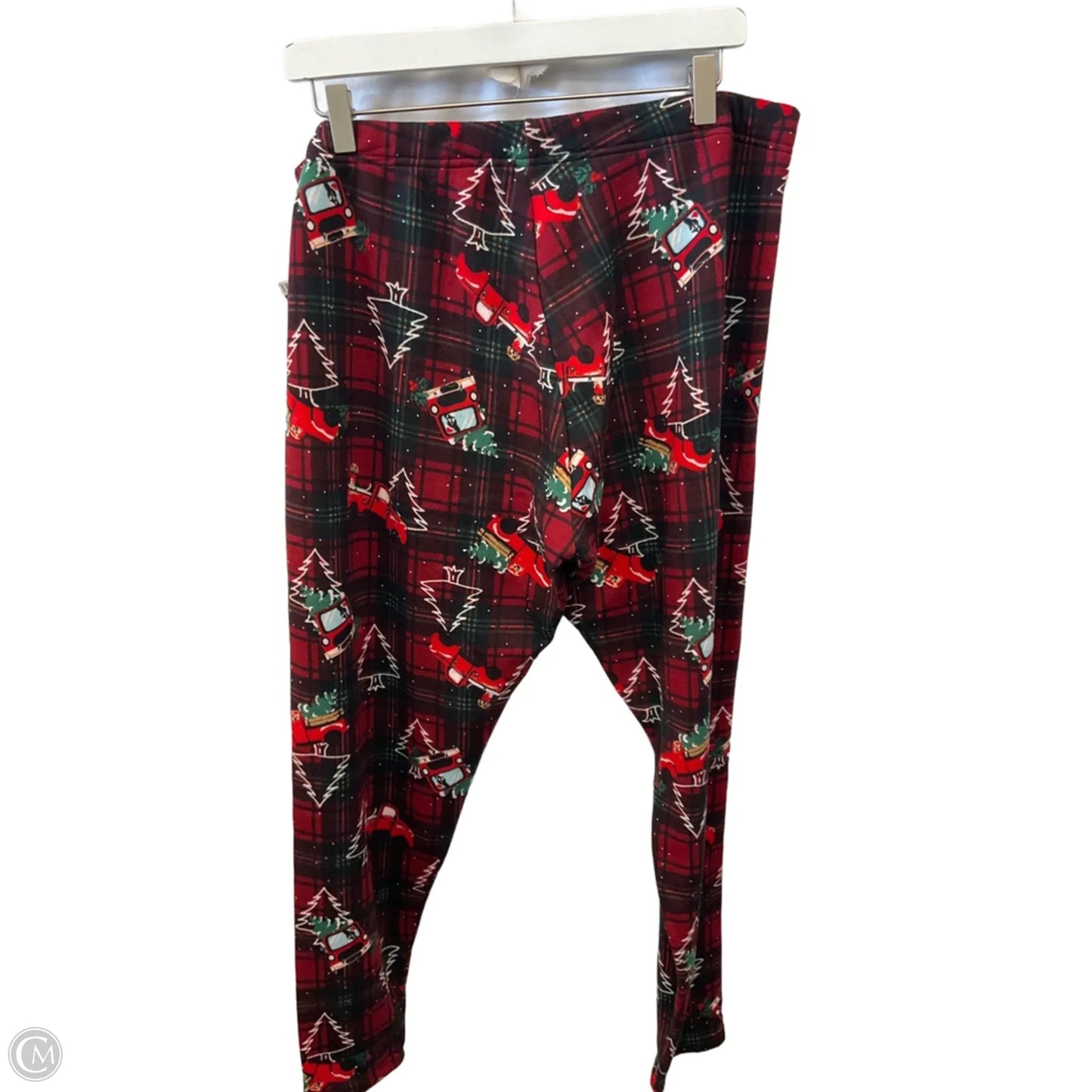 Pants Lounge By French Laundry In Black & Red, Size: 2x
