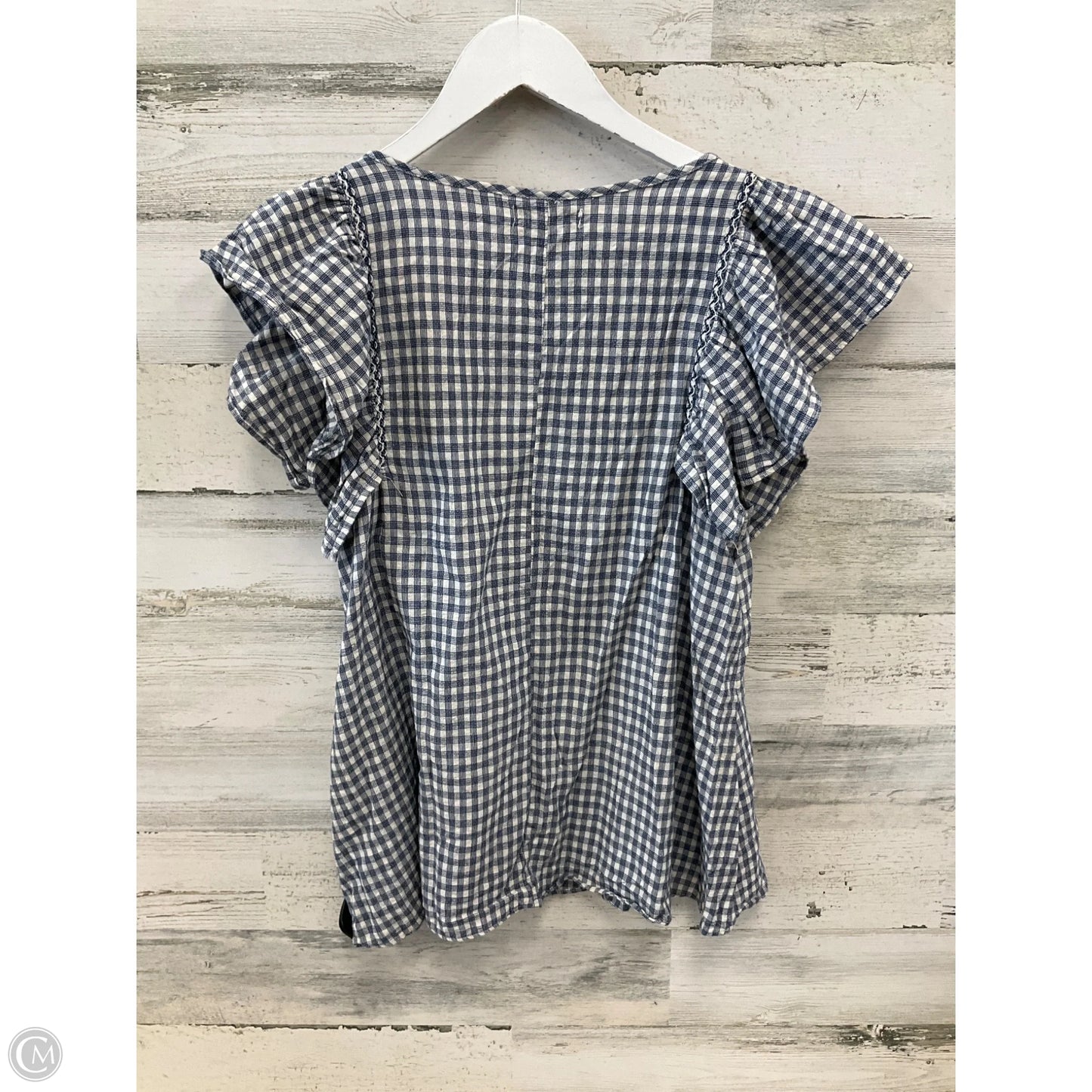 Top Sleeveless By Max Studio In Blue, Size: L