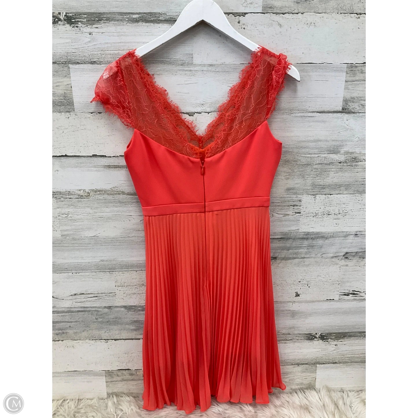 Dress Party Short By Bcbgmaxazria In Orange, Size: Xs
