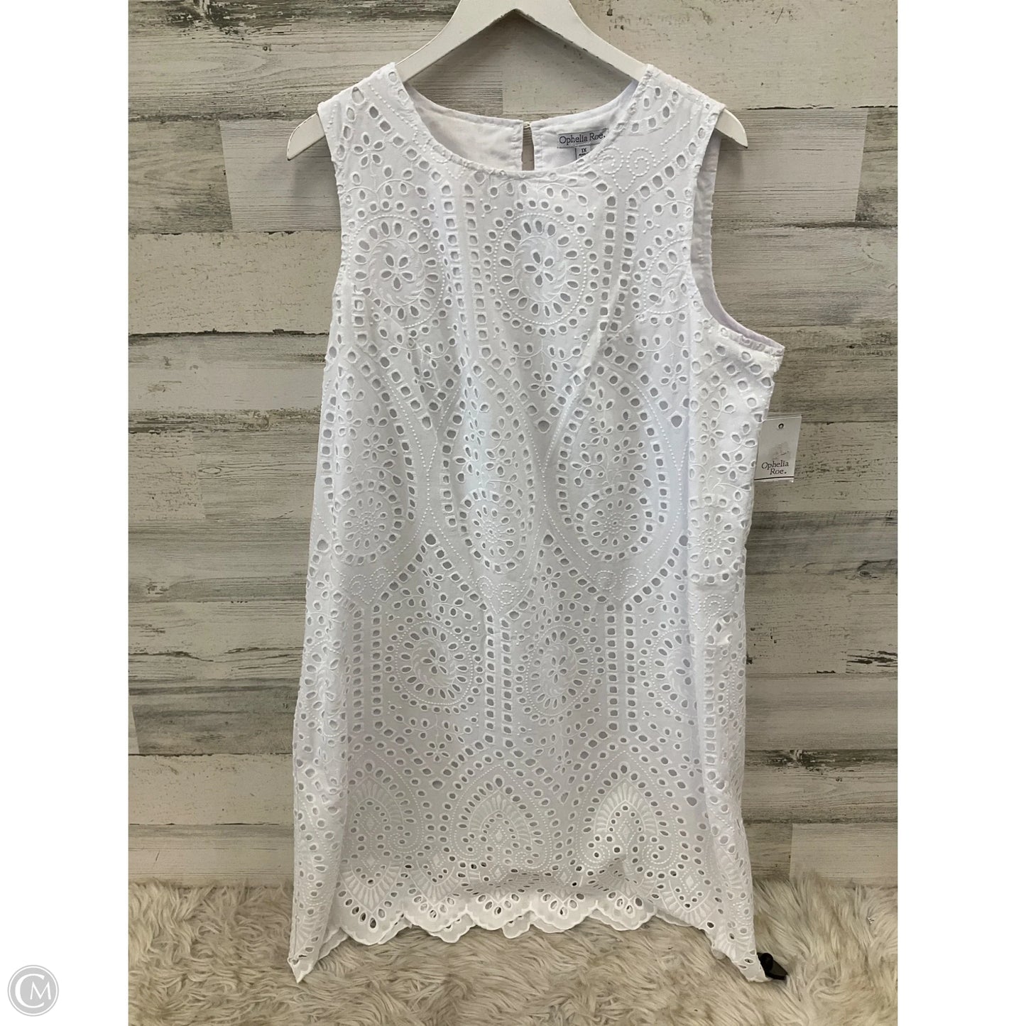 Dress Casual Midi By Opheliarose In White, Size: 1x