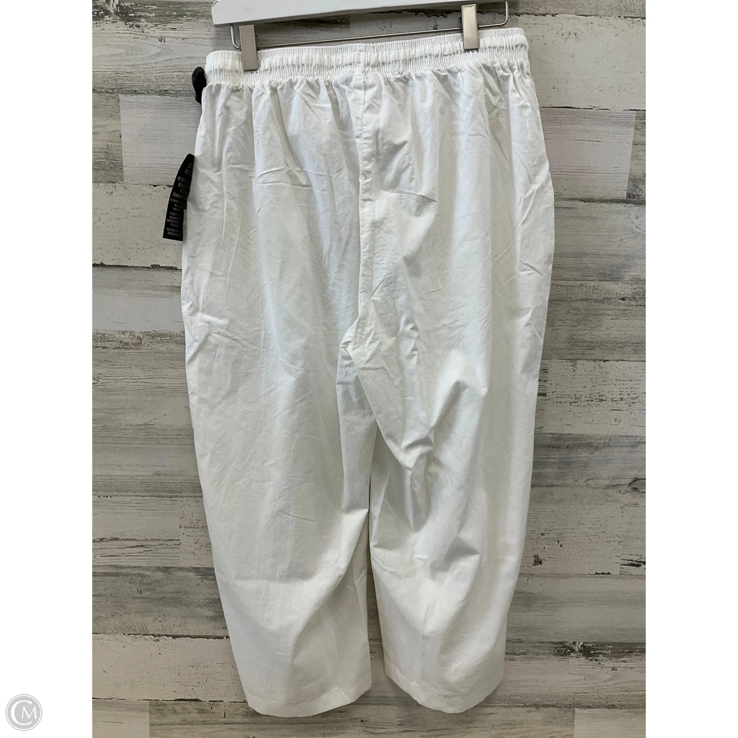 Capris By Woman Within In White, Size: 16