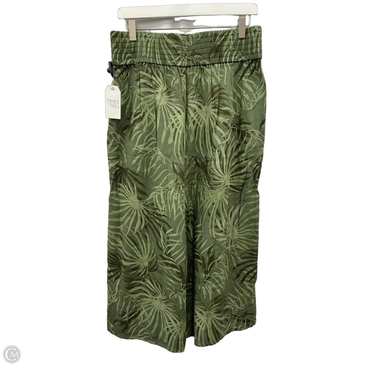 Pants Cropped By Time And Tru In Green, Size: 8