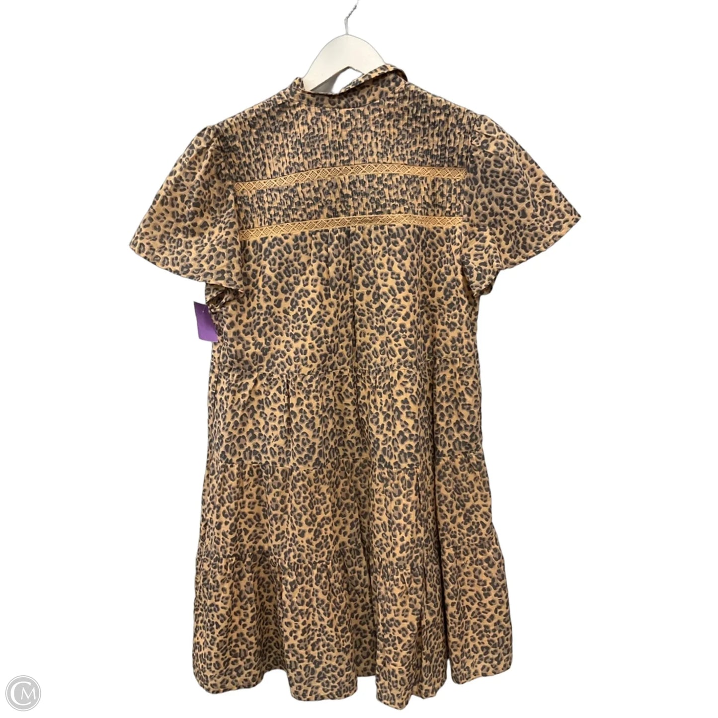 Dress Casual Midi By Anthropologie In Animal Print, Size: Sp