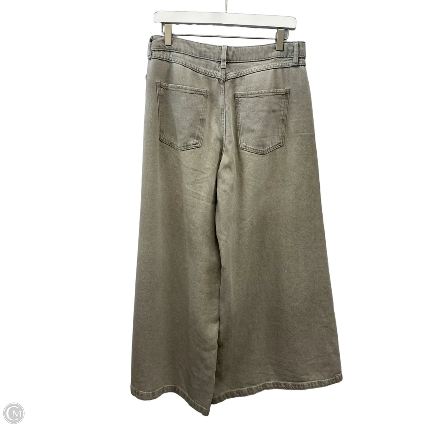 Jeans Cropped By Clothes Mentor In Grey, Size: 12
