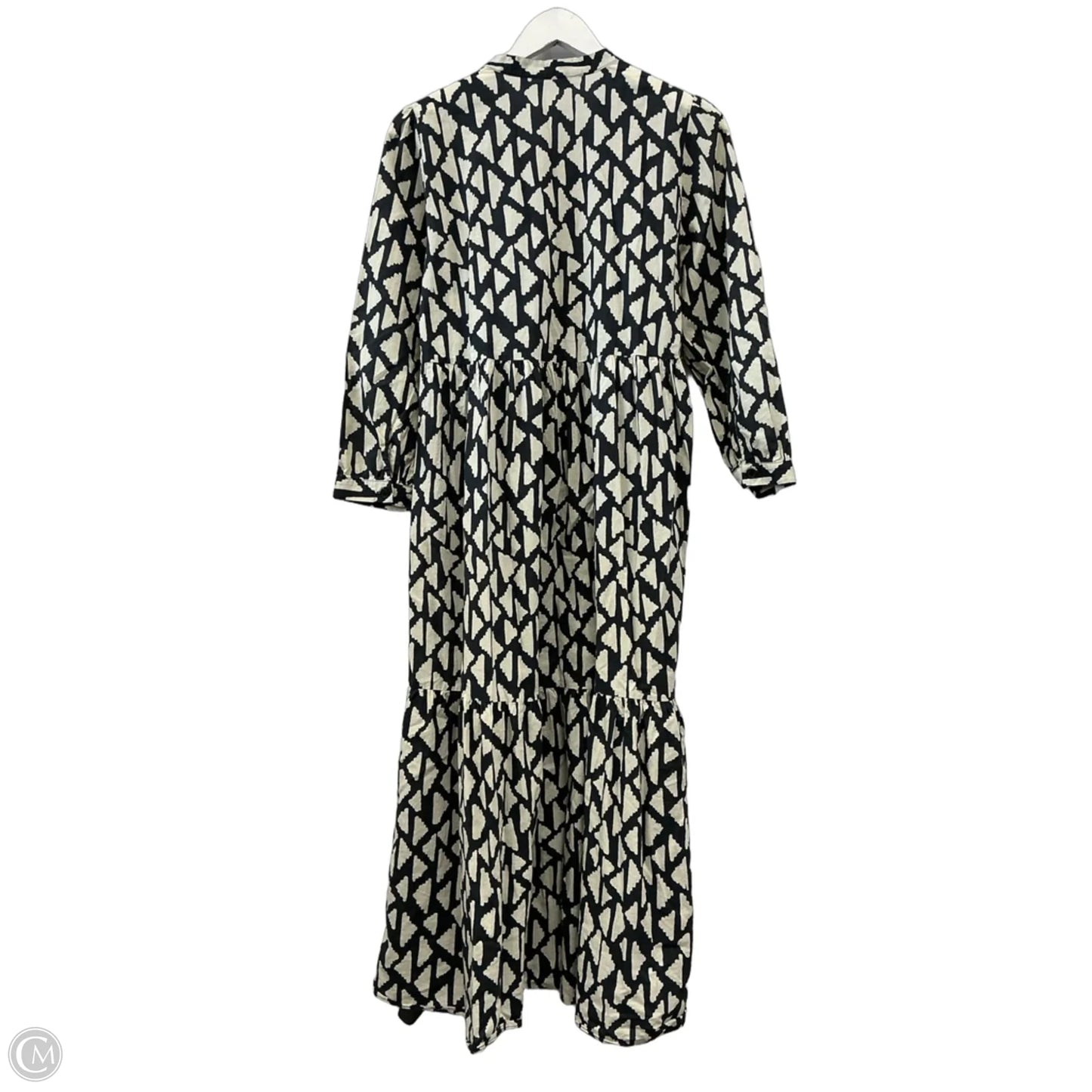 Dress Casual Maxi By Zara In Black & White, Size: S