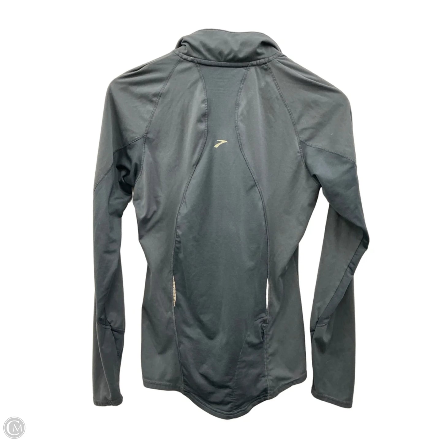 Athletic Sweatshirt Collar By Brooks In Blue, Size: M