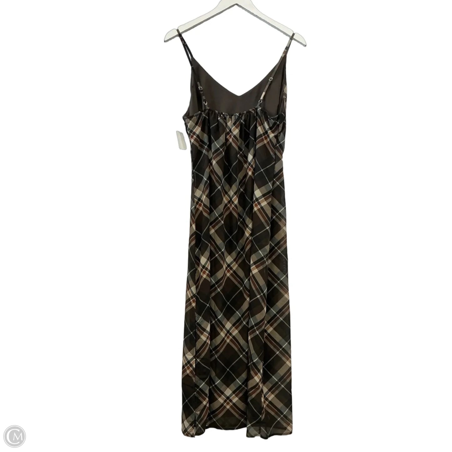 Dress Casual Maxi By Nicole By Nicole Miller In Brown, Size: S