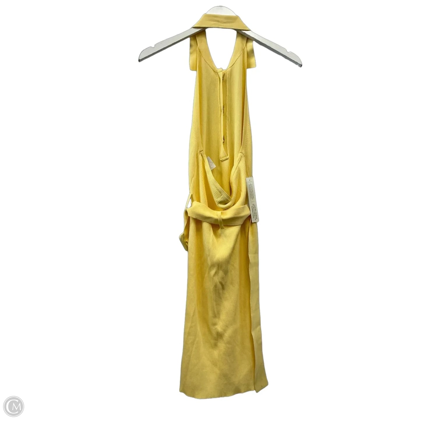Dress Casual Midi By Anthropologie In Yellow, Size: S