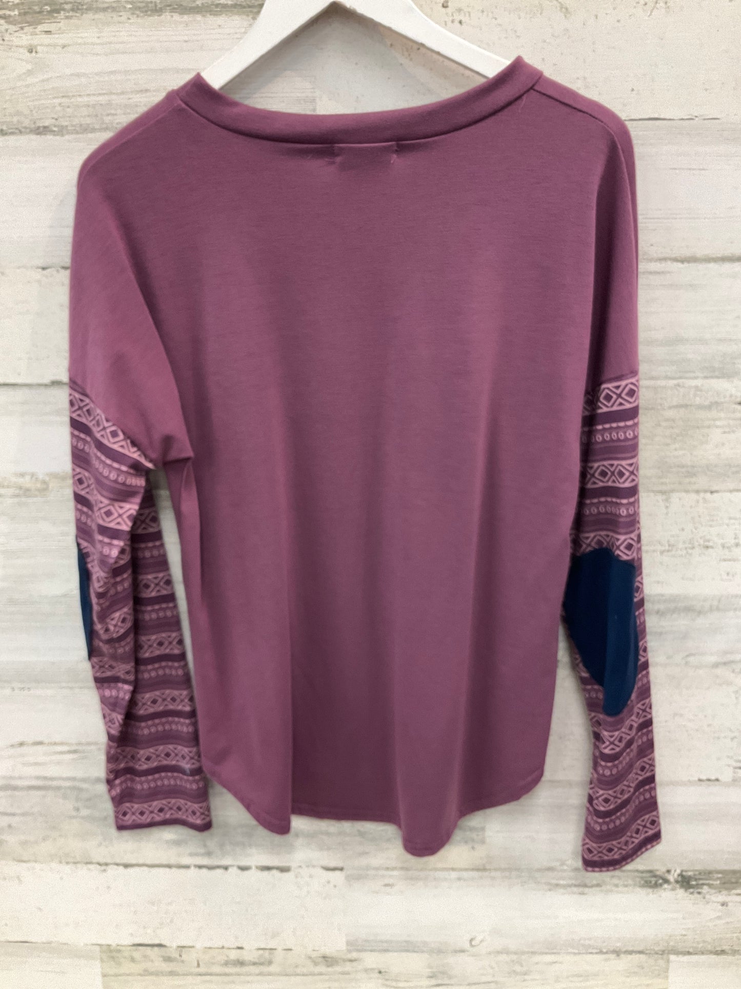 Top Long Sleeve By Clothes Mentor In Purple, Size: M