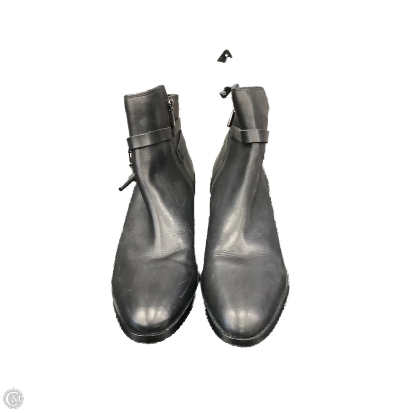 Boots Ankle Heels By Clarks In Black, Size: 10