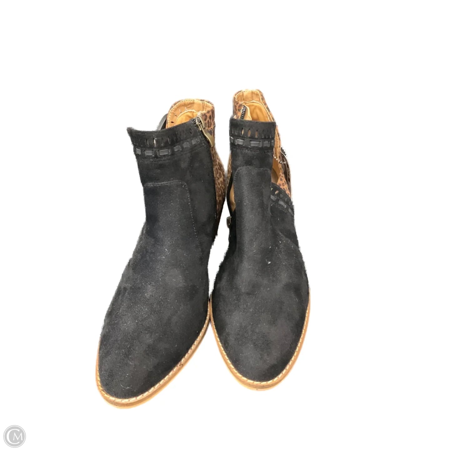 Boots Ankle Heels By Boutique + In Black, Size: 11