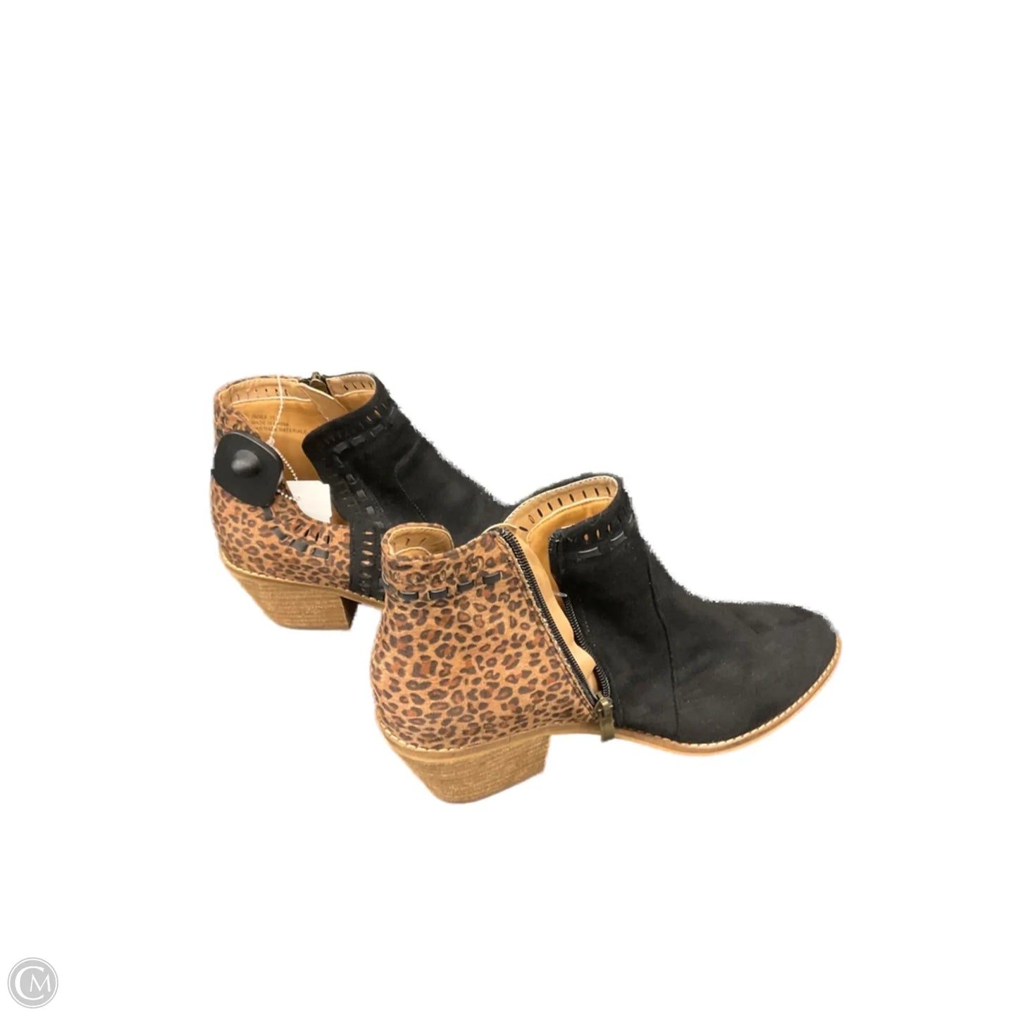 Boots Ankle Heels By Boutique + In Black, Size: 11