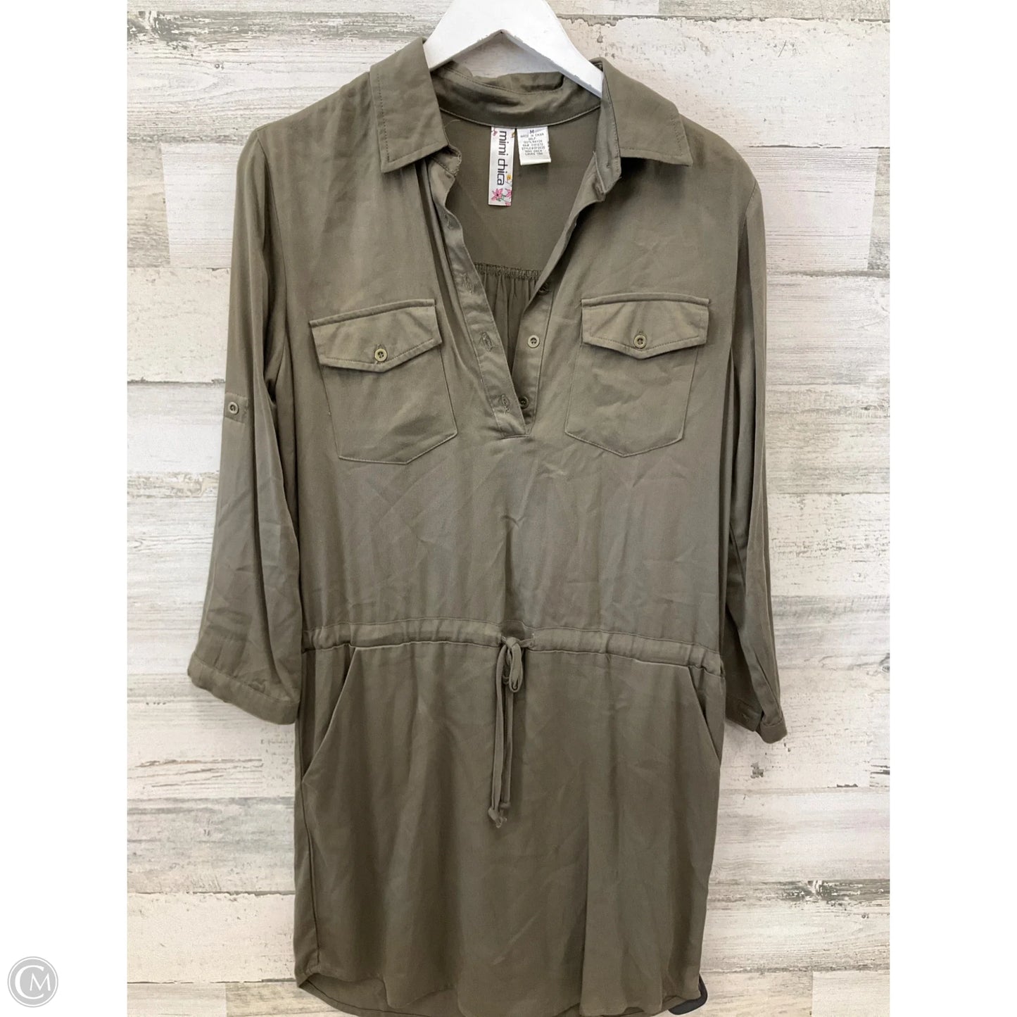 Dress Casual Short By Mimi Chica In Green, Size: M
