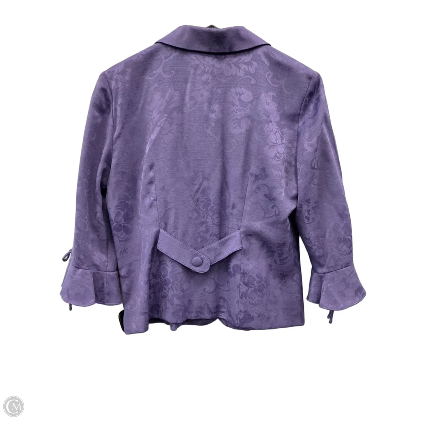 Blazer By Clothes Mentor In Purple, Size: 6p