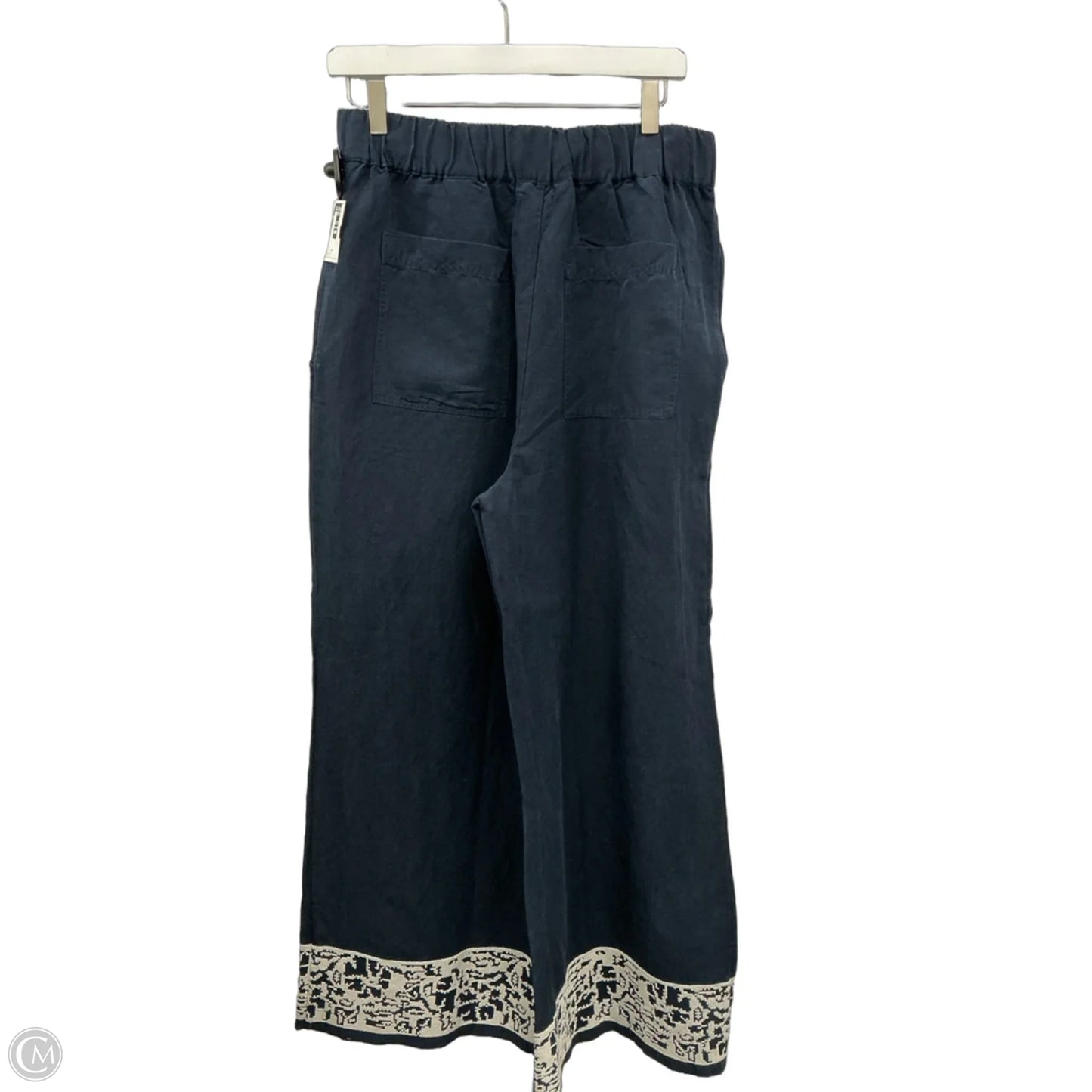 Pants Wide Leg By Banana Republic In Navy, Size: 8