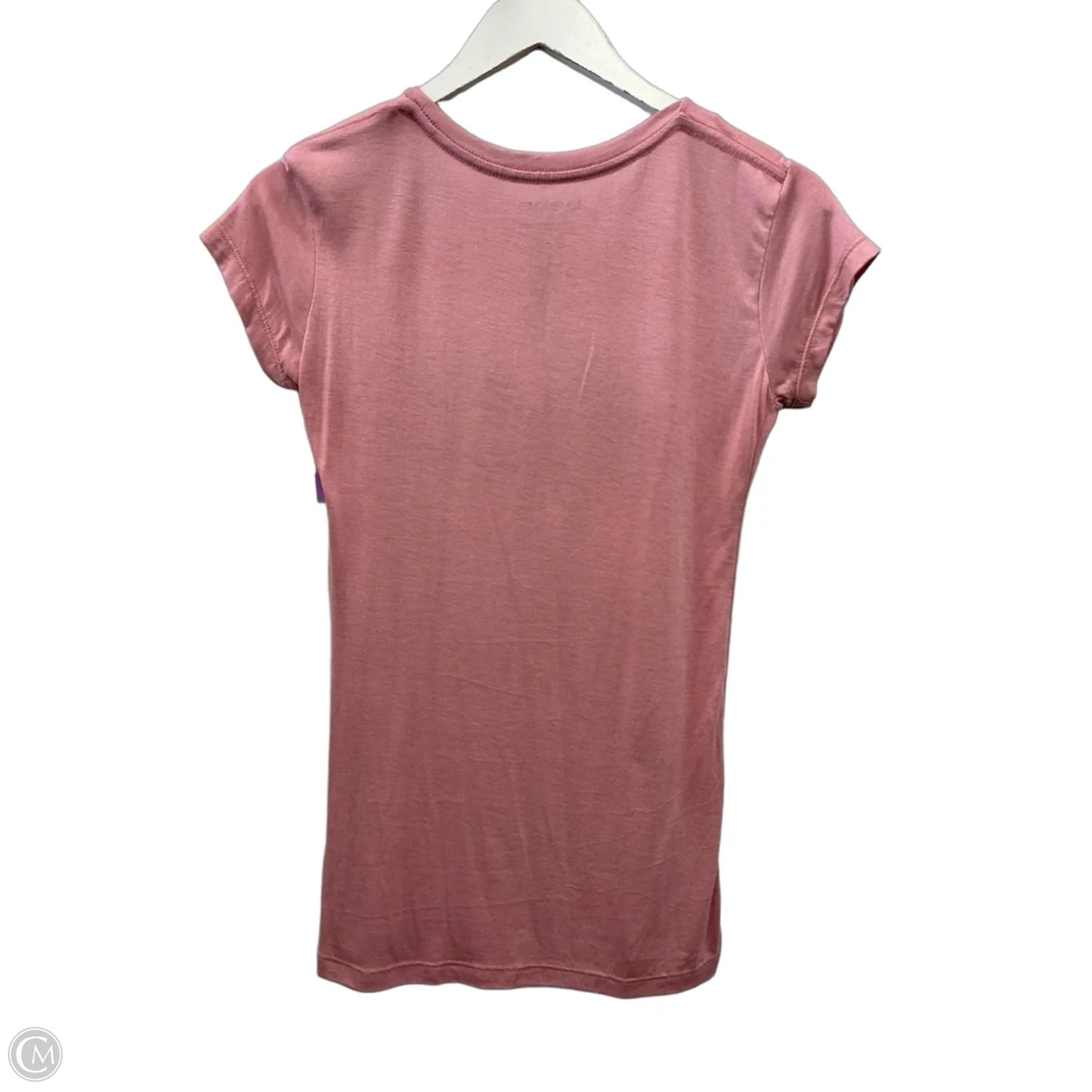 Top Short Sleeve By Bebe In Pink, Size: M