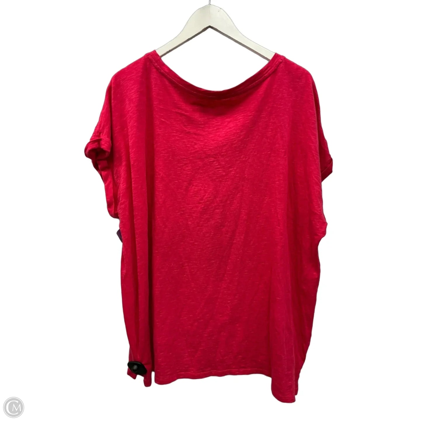 Top Short Sleeve By Talbots In Pink, Size: 2x