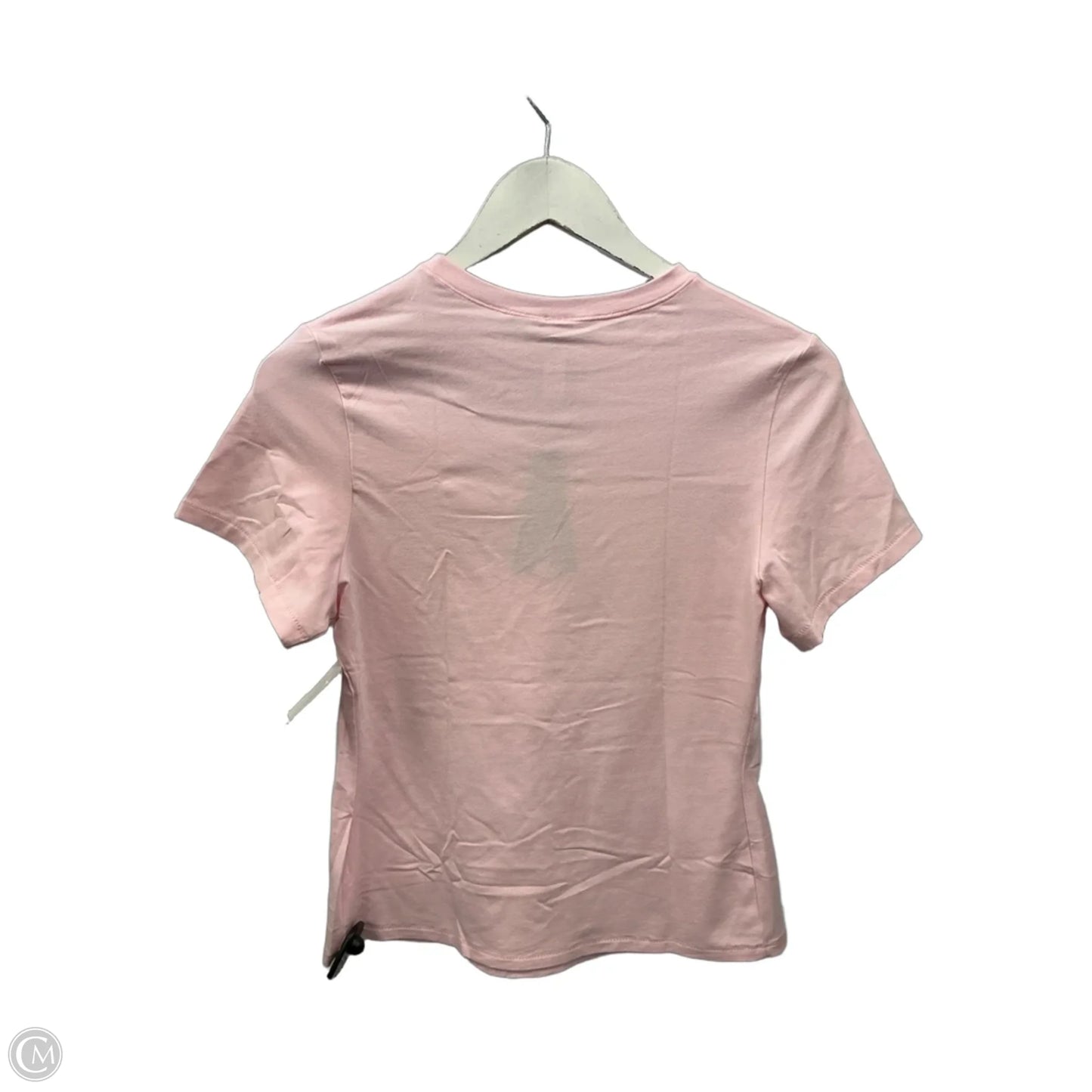 Athletic Top Short Sleeve By Skims In Pink, Size: L