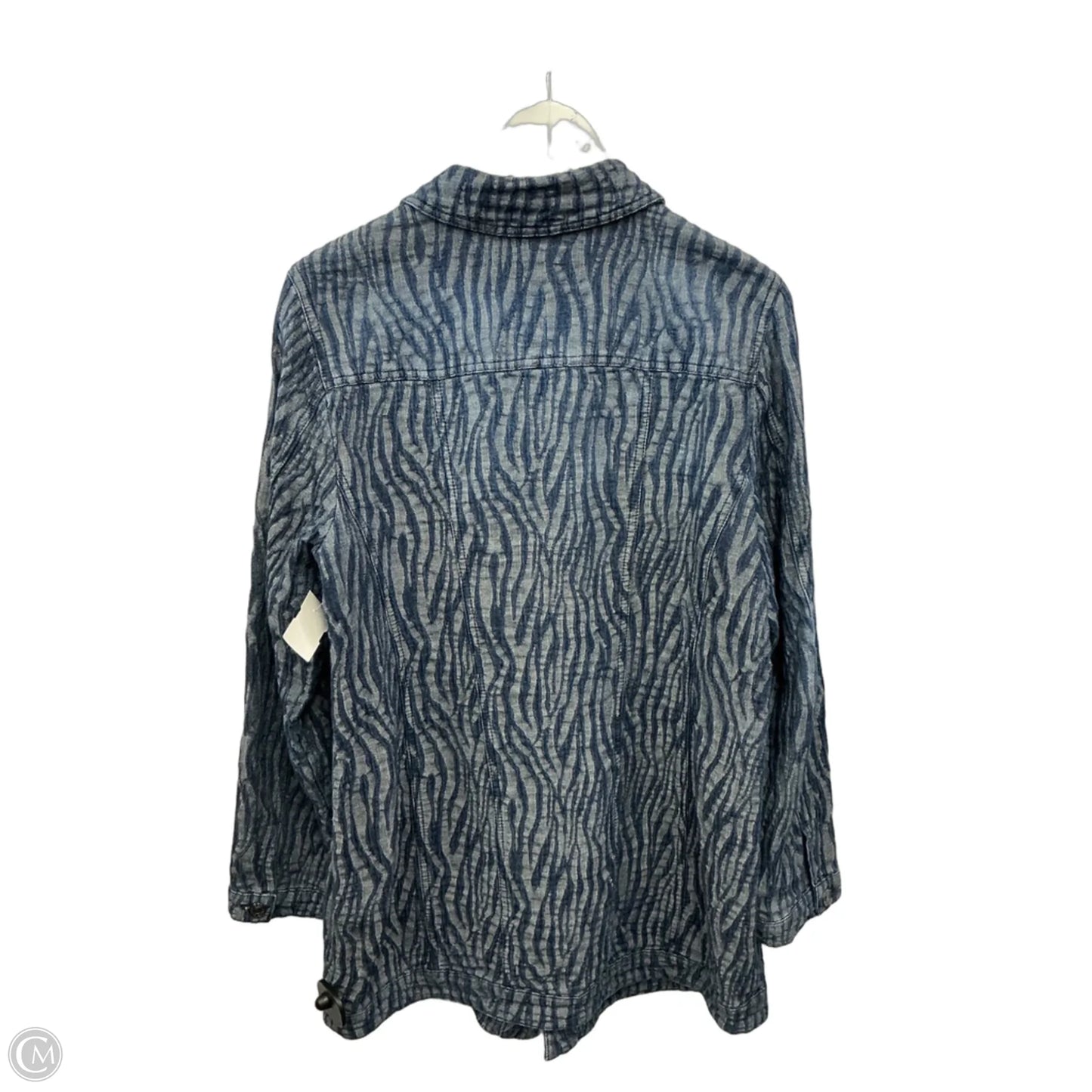 Jacket Other By Chicos In Blue, Size: M