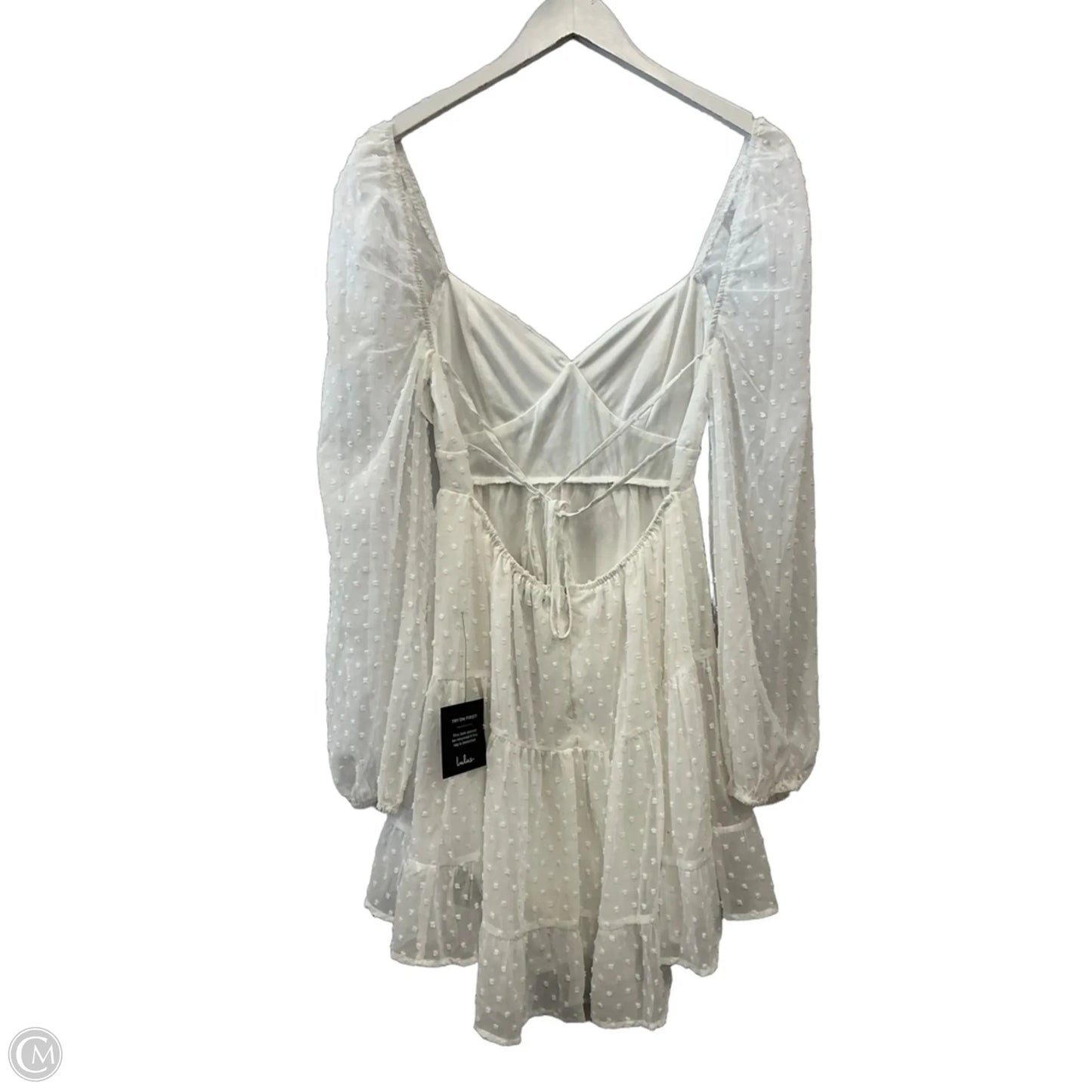 Dress Casual Midi By Lulus In White, Size: M