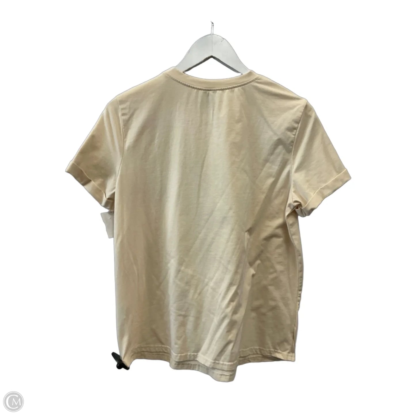 Top Short Sleeve By Emery Rose In Cream, Size: M