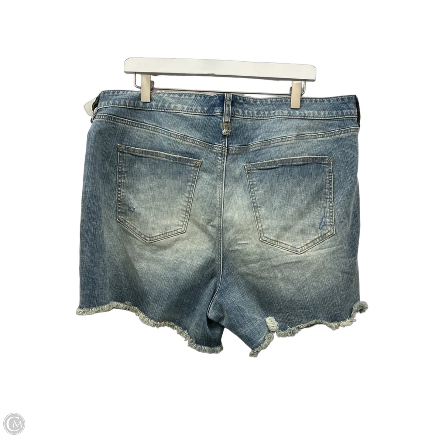 Shorts By Clothes Mentor In Blue Denim, Size: 18