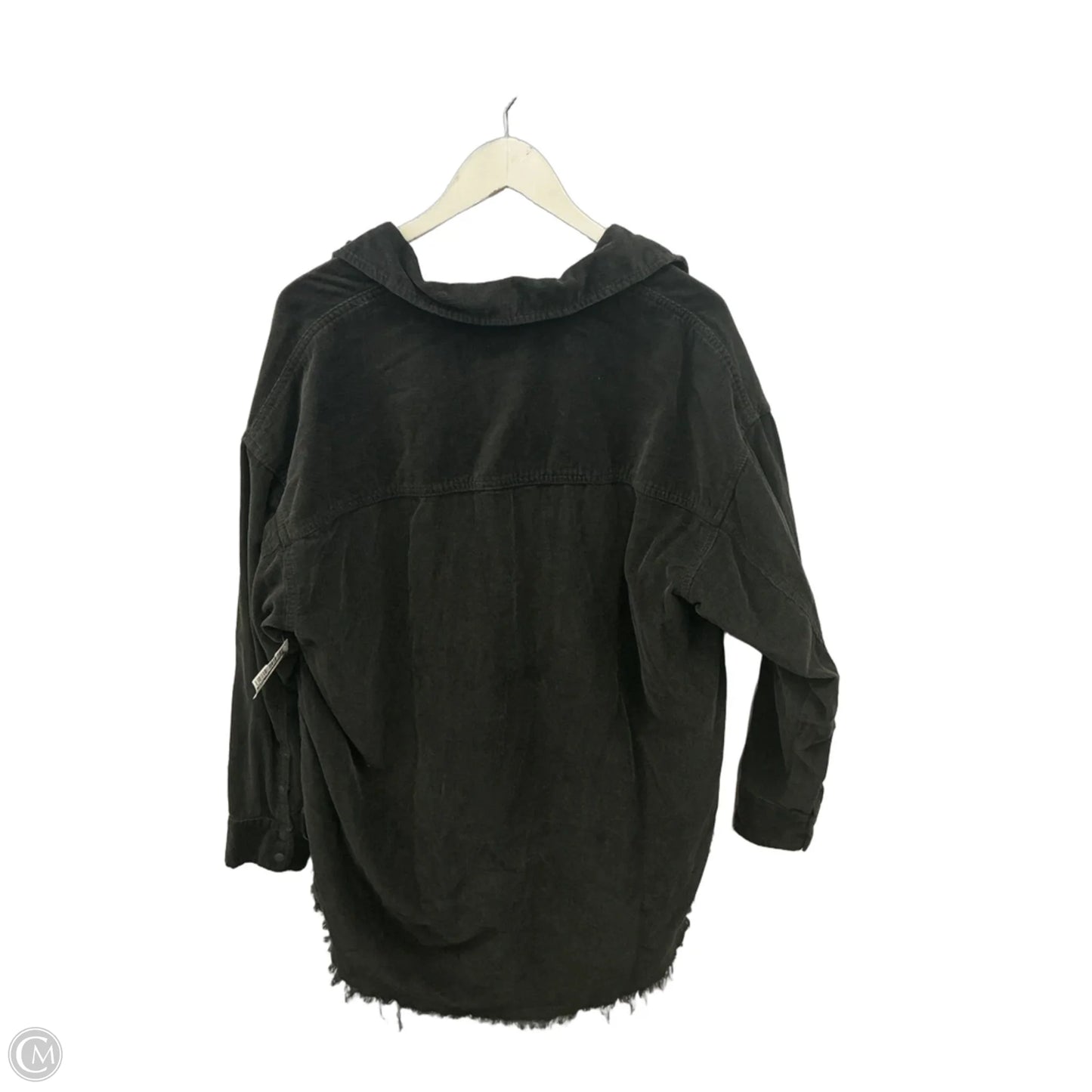 Jacket Shirt By Aerie In Black, Size: M
