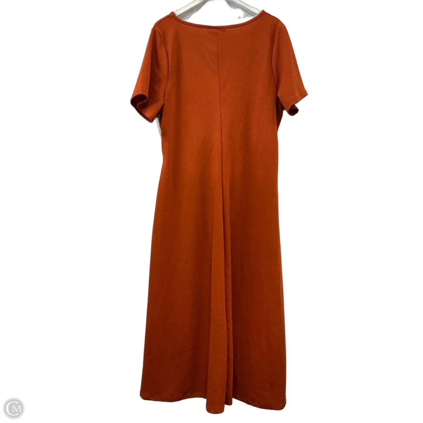 Tunic Short Sleeve By Ashley Stewart In Orange, Size: 2x