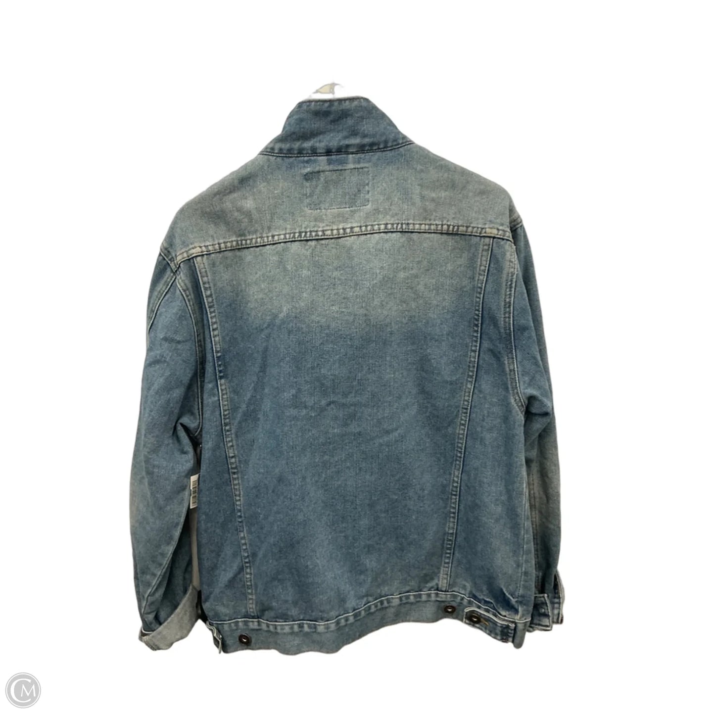 Jacket Denim By Clothes Mentor In Blue Denim, Size: Xl